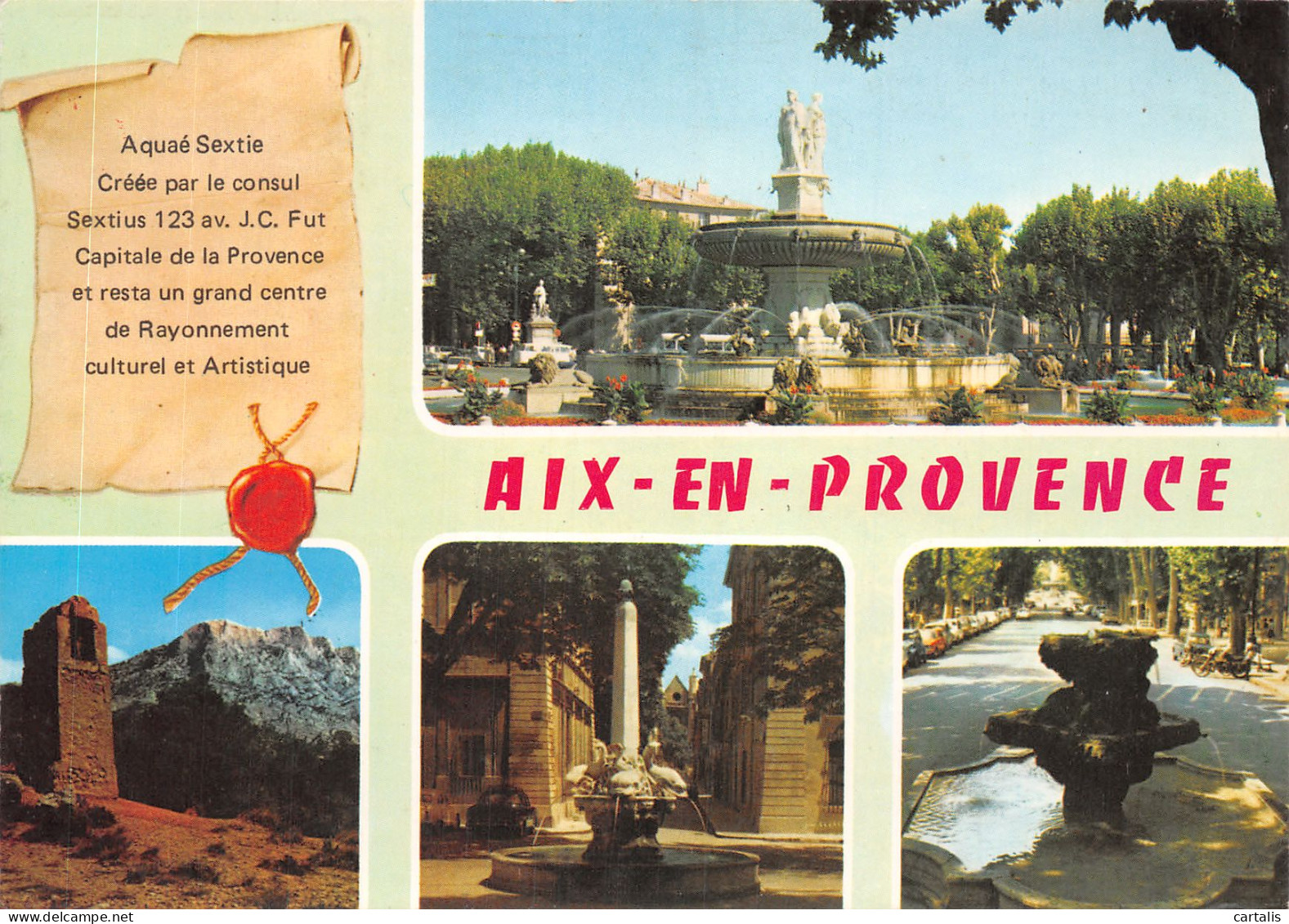 13-AIX EN PROVENCE-N°4207-A/0073 - Aix En Provence