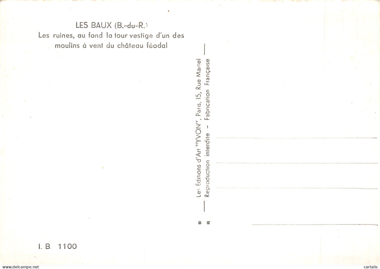 13-LES BAUX-N°4207-A/0055 - Les-Baux-de-Provence