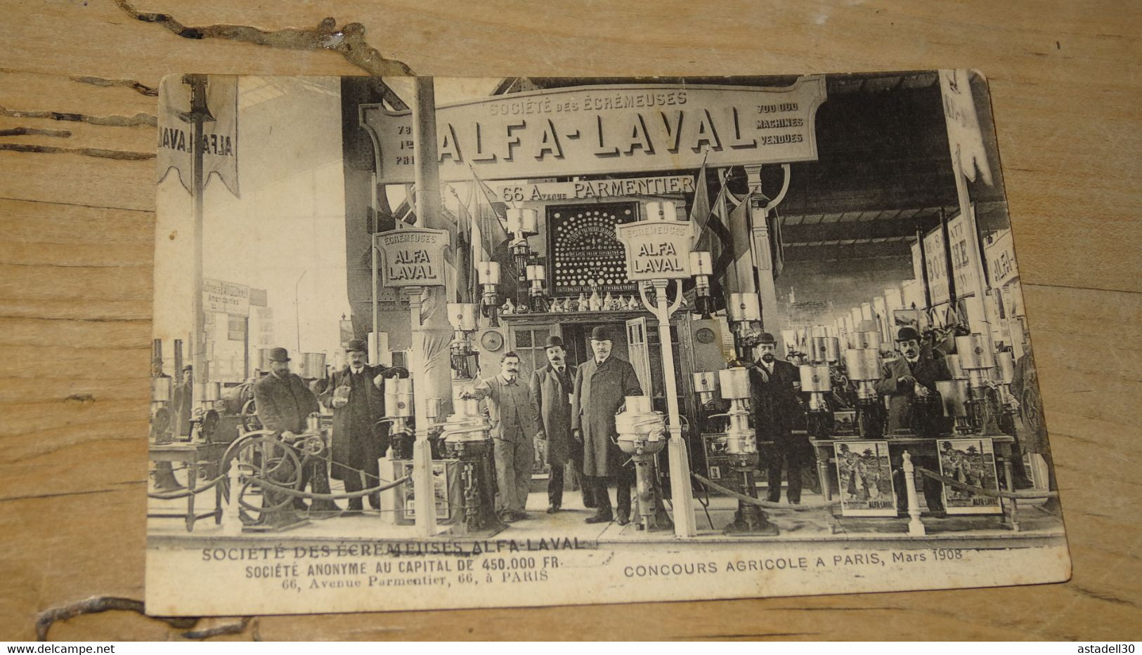 PARIS 11e : Concours Agricole, Société ALFA LAVAL ............ 800-8215 - Arrondissement: 11