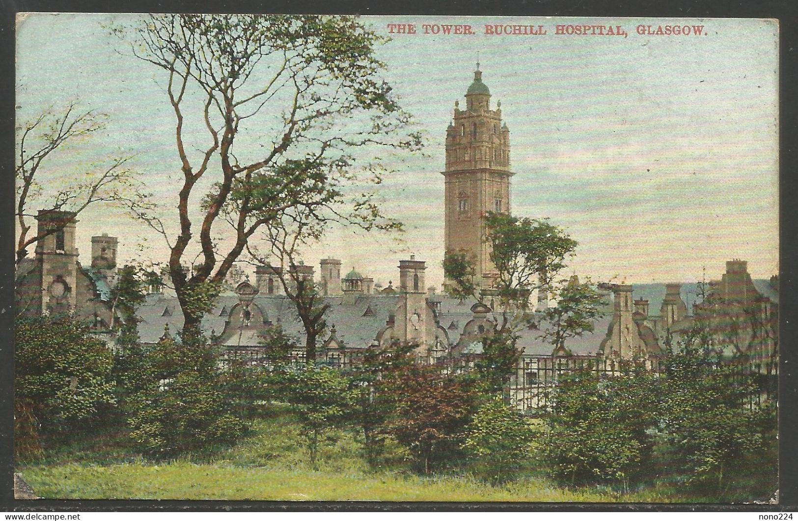 Carte P De 1909 ( The Tower .Ruchill Hospital, Glasgow ) - Lanarkshire / Glasgow