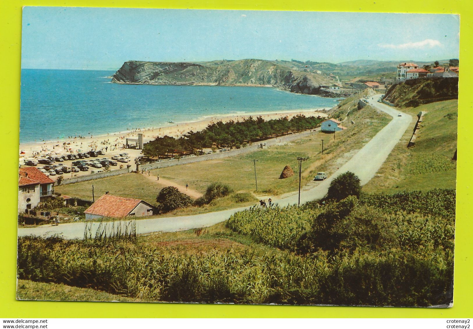 Santander COMILLAS N°2 La Plage Baignade En 1963 Foto Imperio Citroën DS Land Rover VOIR DOS - Cantabria (Santander)