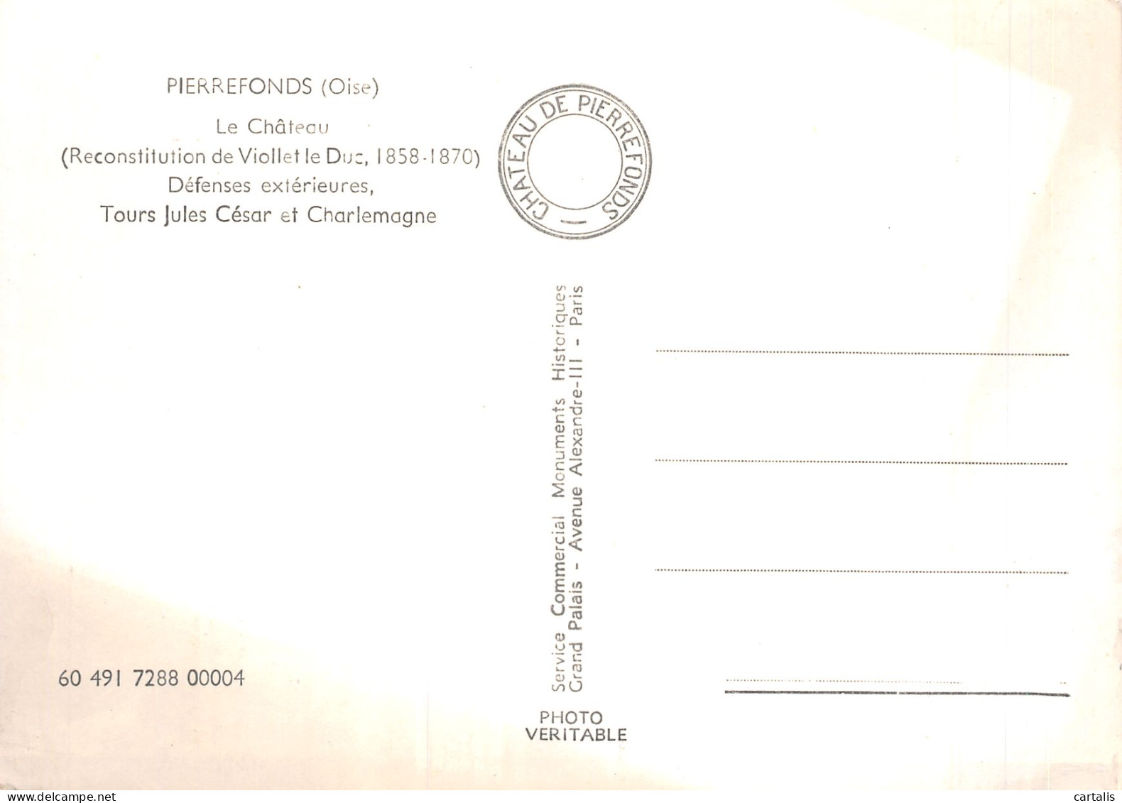 60-PIERREFONDS-N°4207-C/0377 - Pierrefonds