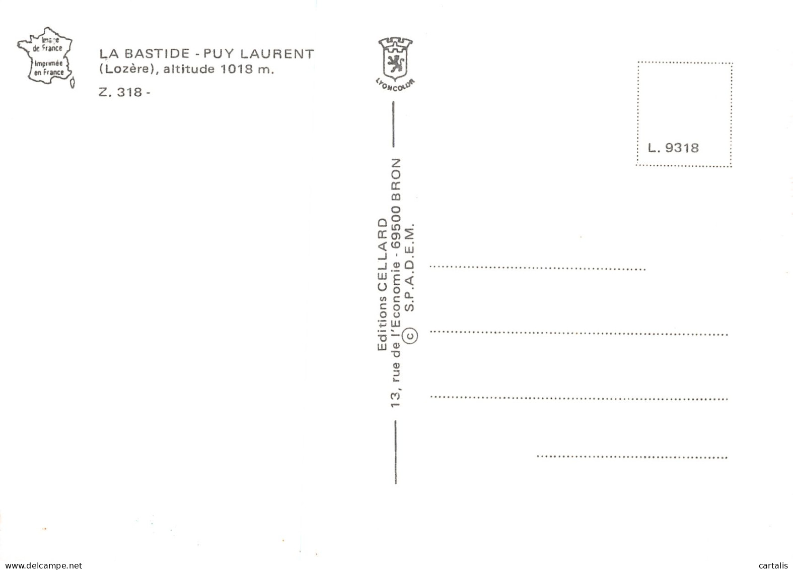 48-LA BASTIDE-N°4207-C/0225 - Autres & Non Classés