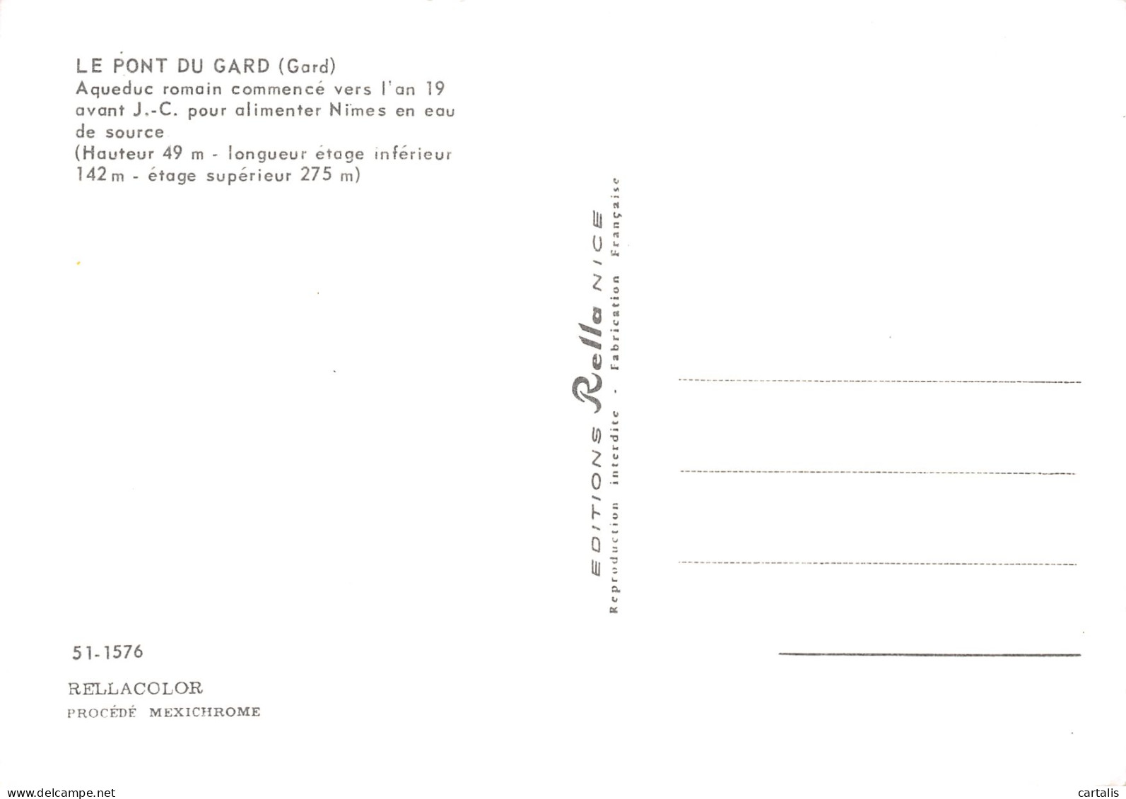 30-LE PONT DU GARD-N°4207-C/0125 - Other & Unclassified