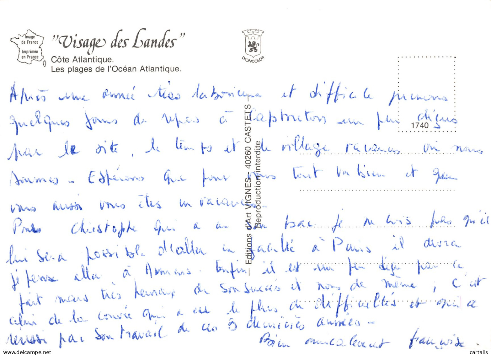 40-LES LANDES-N°4207-B/0325 - Other & Unclassified