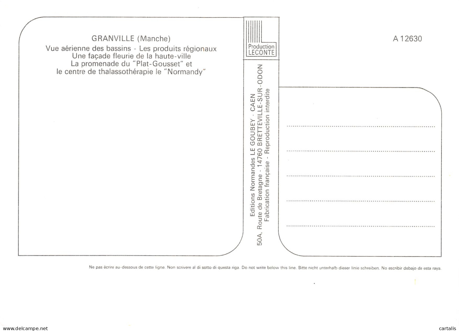 50-GRANVILLE-N°4207-B/0121 - Granville