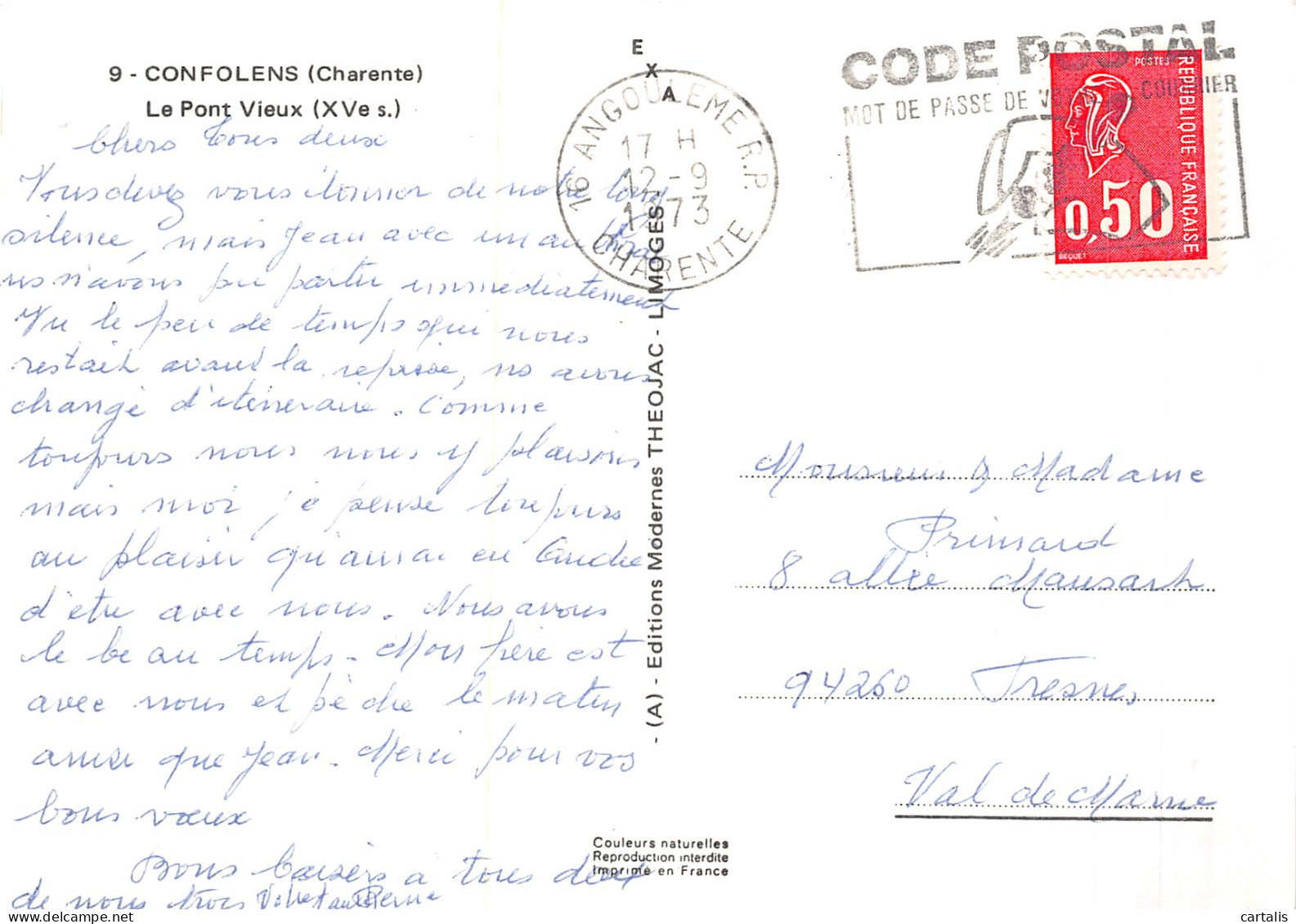 16-CONFOLENS-N°4207-A/0183 - Confolens