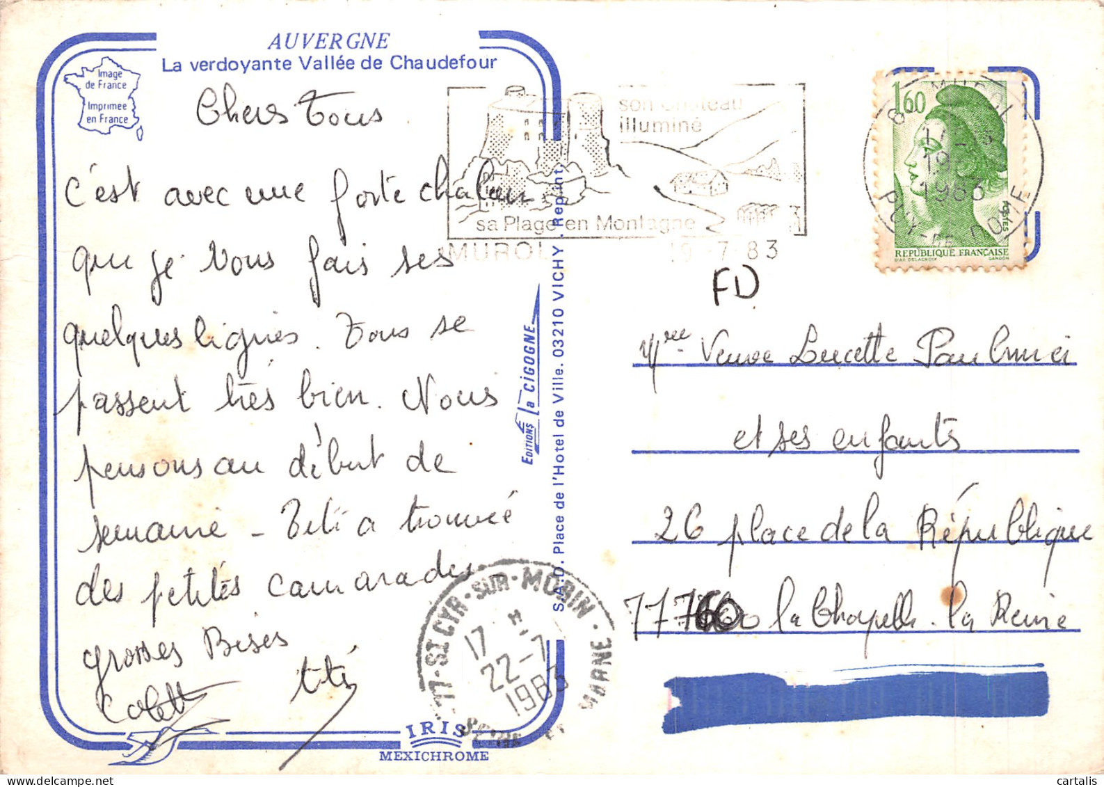 63-VALLEE DE CHAUDEFOUR-N°4207-A/0169 - Sonstige & Ohne Zuordnung