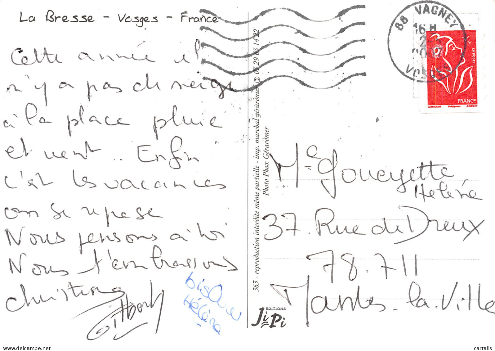 88-LA BRESSE-N°4208-A/0213 - Other & Unclassified