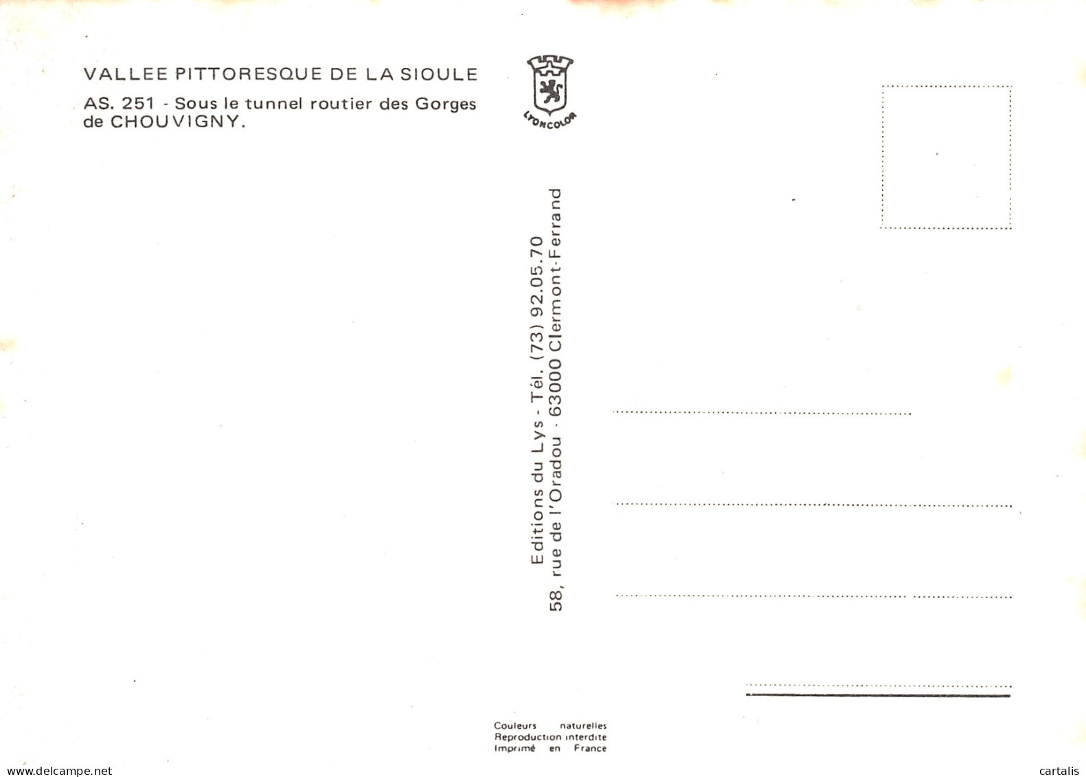 03-LA SIOULE-N°4208-A/0011 - Other & Unclassified