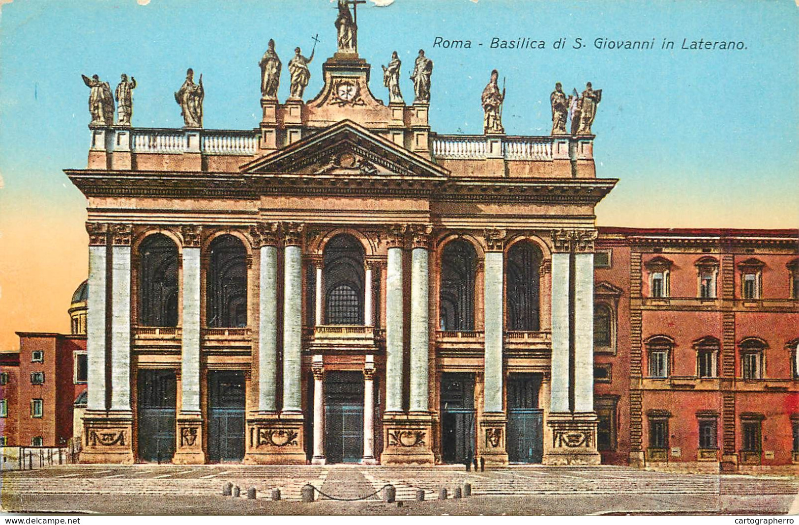 Postcard Italy Rome Basilica Di S. Giovanni In Laterano - Andere Monumente & Gebäude