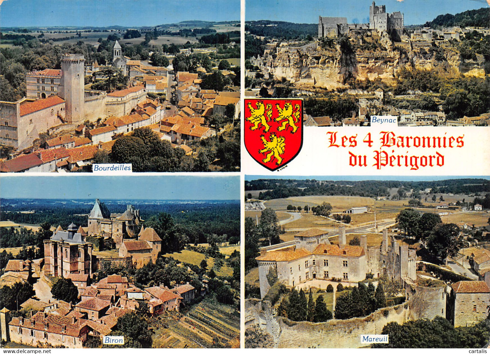 24-LES QUATRES BARONNIES DU PERIGORD-N°4207-D/0371 - Sonstige & Ohne Zuordnung