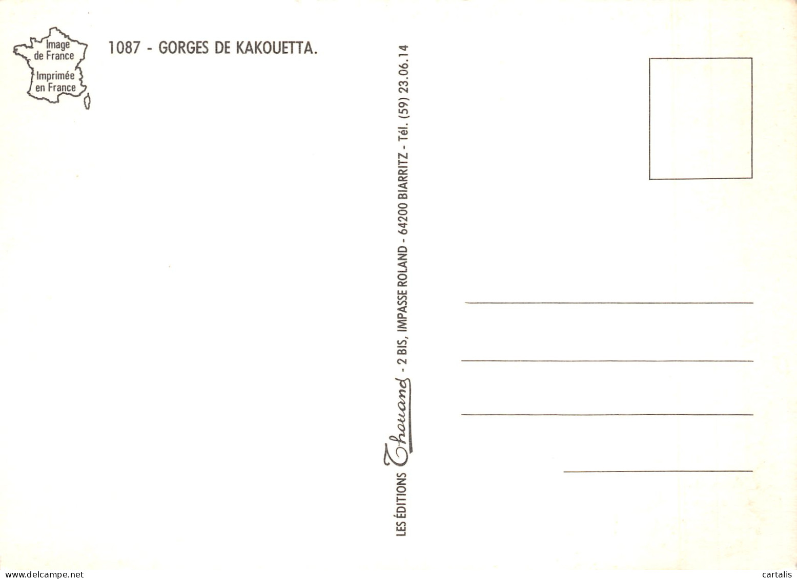 64-GORGES DE KAKOUETTA-N°4207-D/0287 - Other & Unclassified