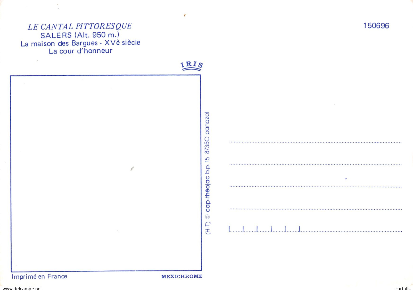 15-SALERS-N°4207-D/0277 - Sonstige & Ohne Zuordnung