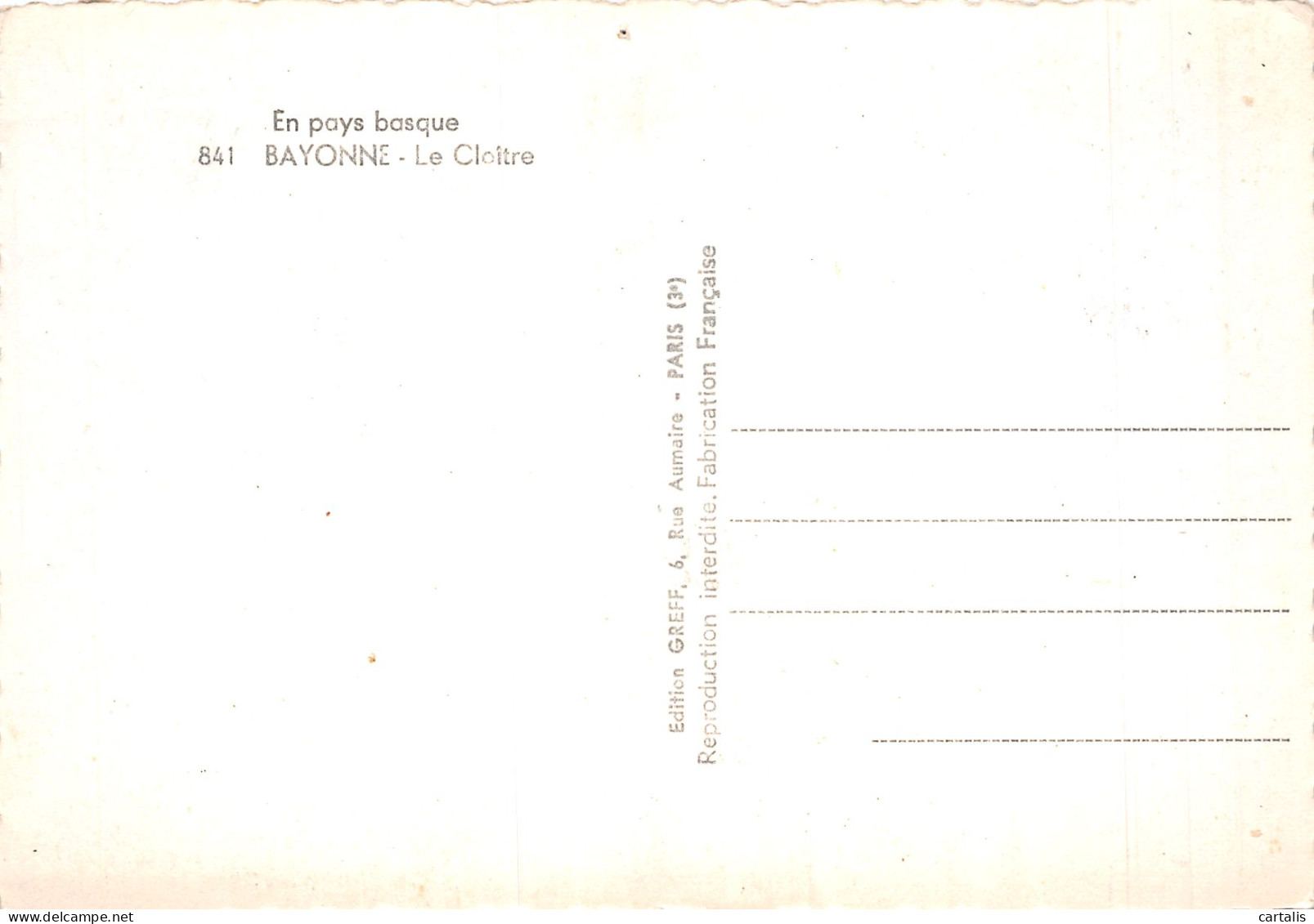 64-BAYONNE-N°4207-D/0177 - Bayonne