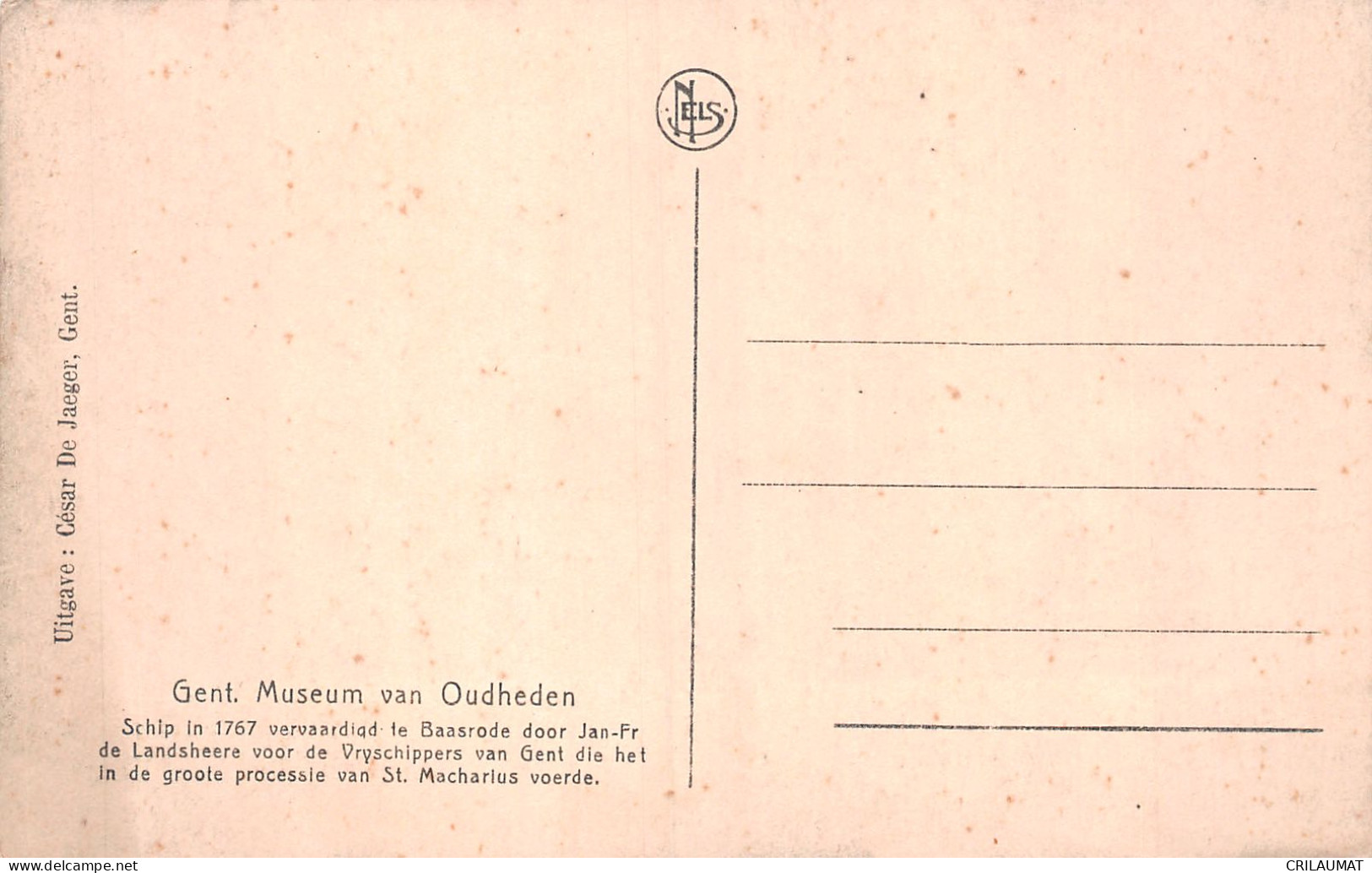ET-Belgique GENT MUSEUM VAN OUDHEDEN-N°5151-F/0233 - Other & Unclassified