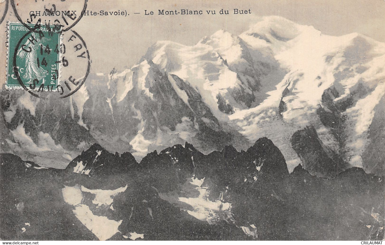 74-CHAMONIX LE MONT BLANC-N°5151-E/0313 - Chamonix-Mont-Blanc