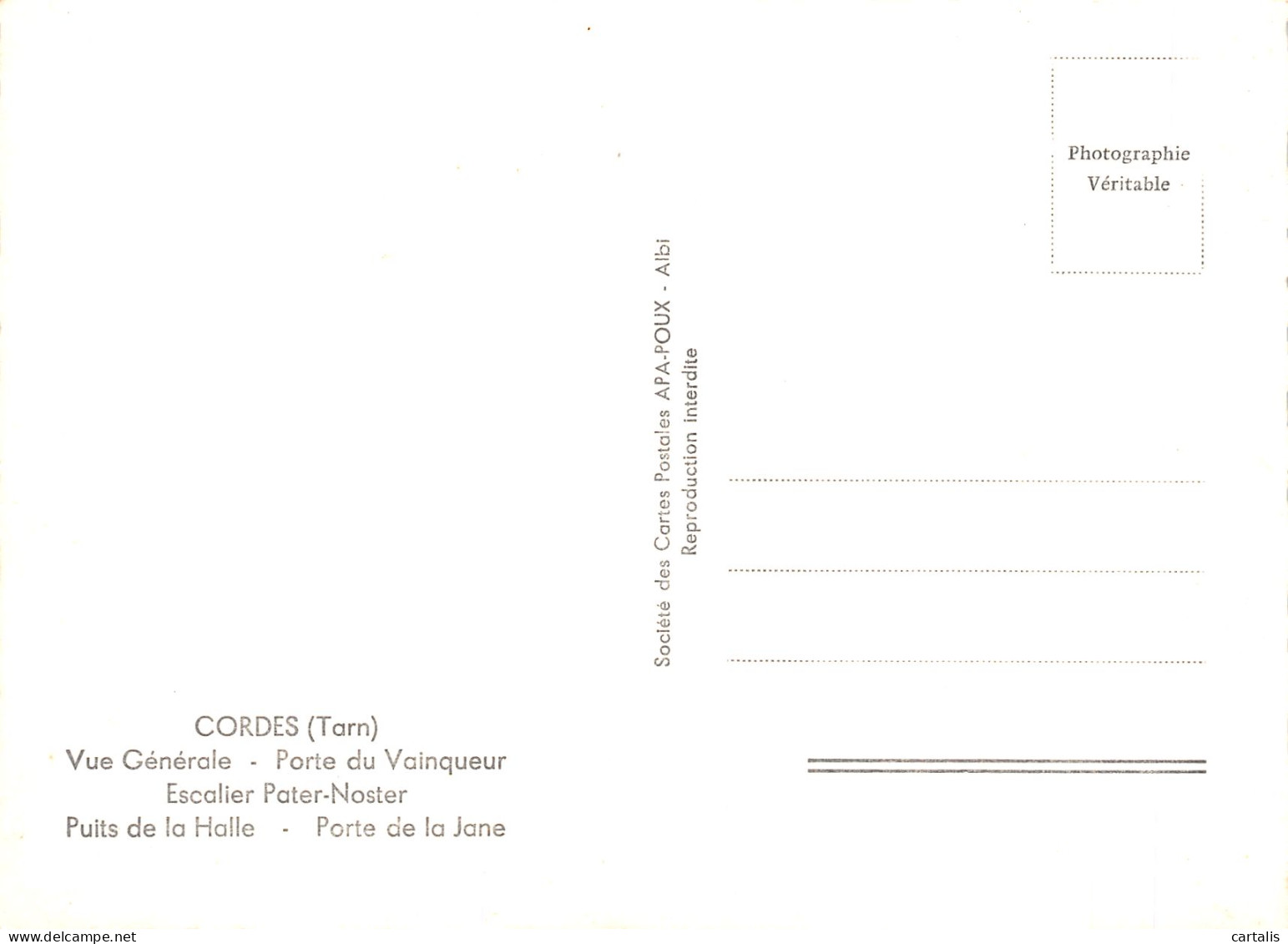 81-CORDES-N°4208-D/0031 - Cordes