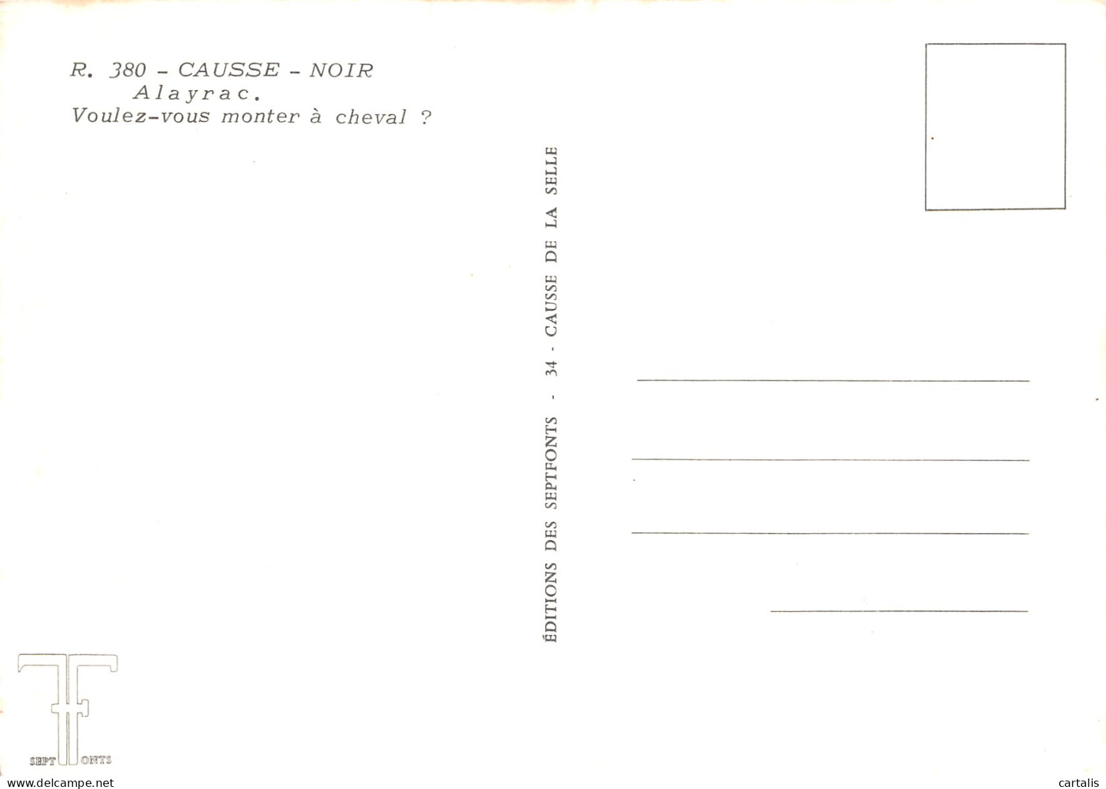 30-CAUSSE NOIR-N°4208-B/0357 - Sonstige & Ohne Zuordnung