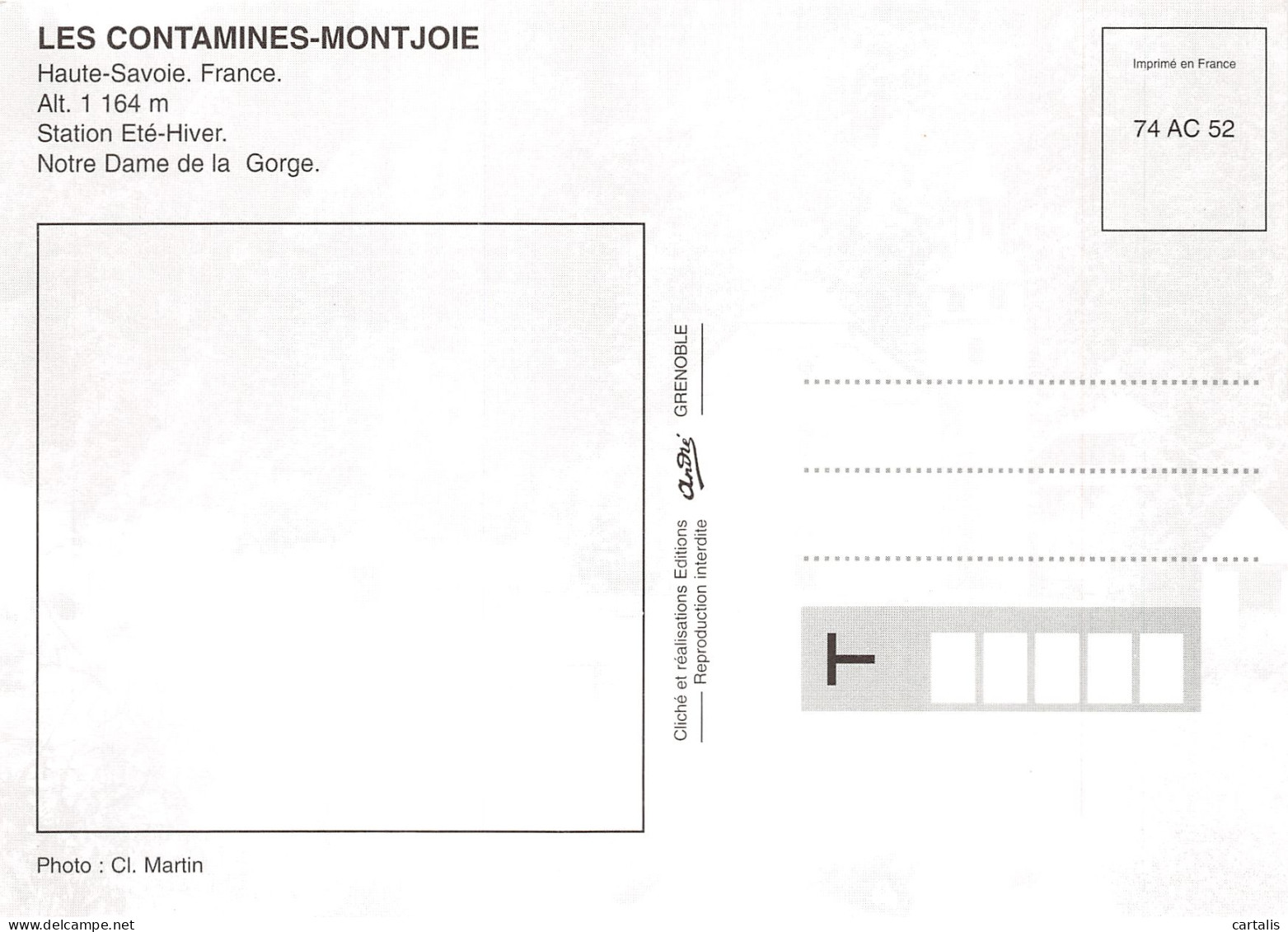 74-LES CONTAMINES-N°4208-B/0127 - Les Contamines-Montjoie
