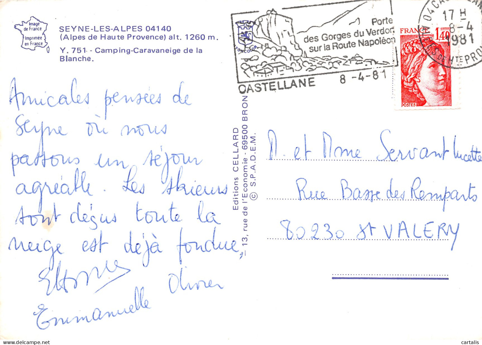 04-SEYNE LES ALPES-N°4208-B/0063 - Other & Unclassified