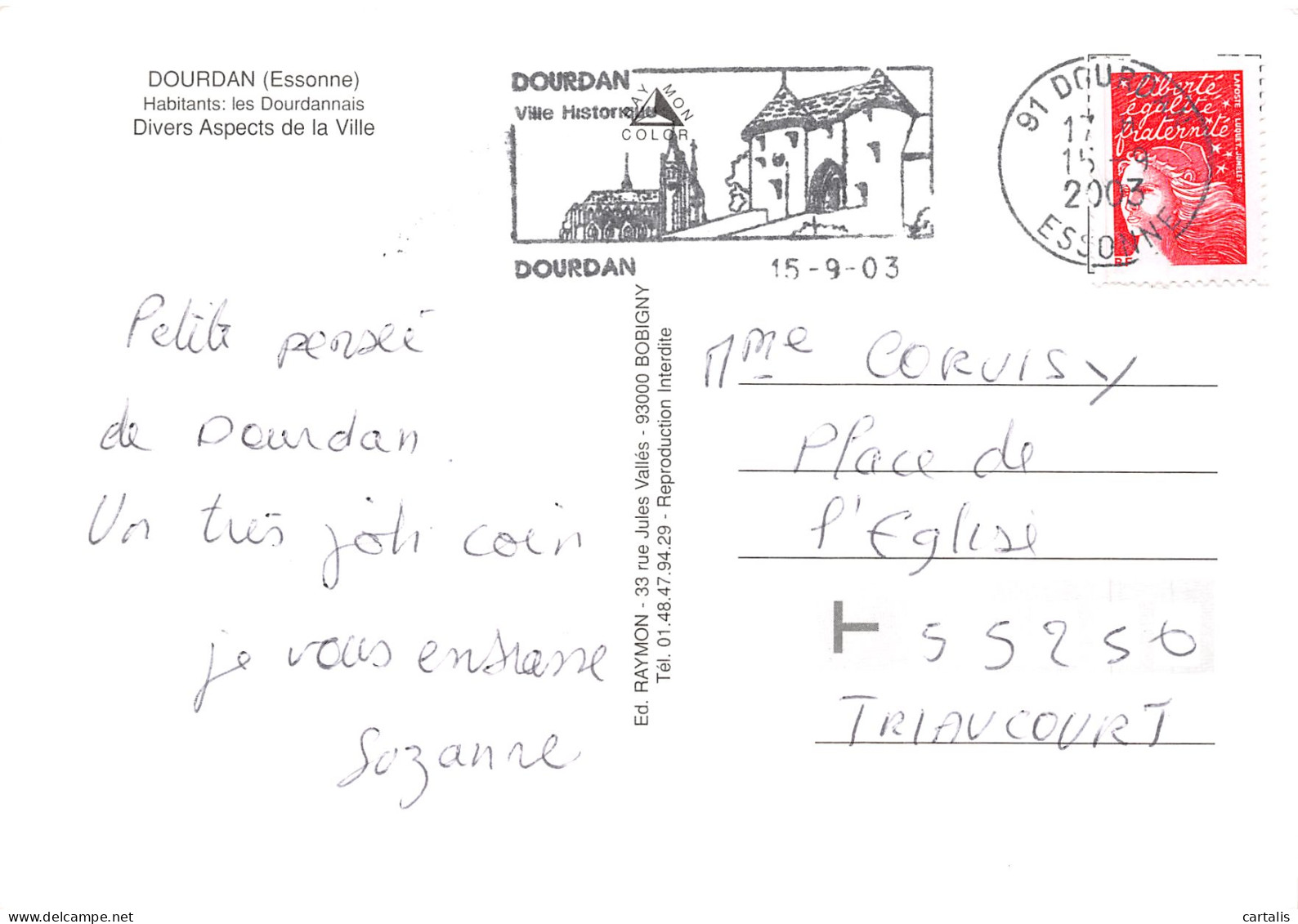 91-DOURDAN-N°4208-A/0229 - Dourdan