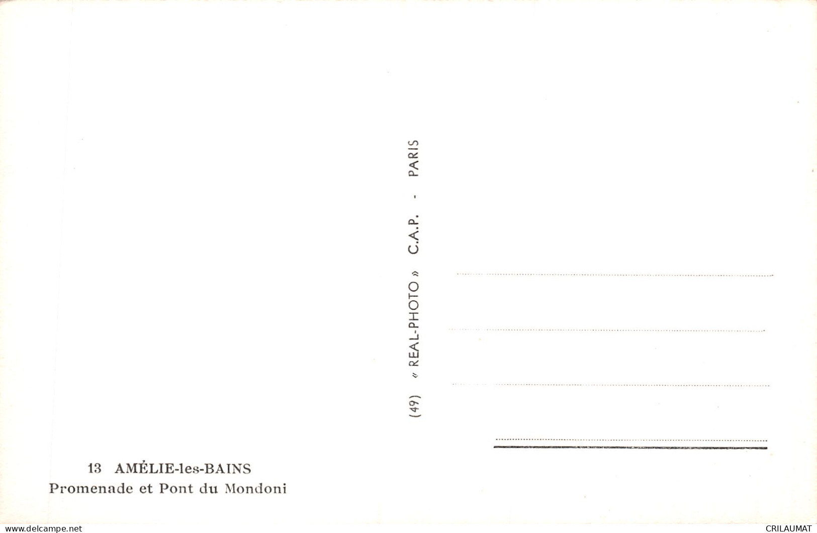 66-AMELIE LES BAINS-N°5152-A/0183 - Other & Unclassified