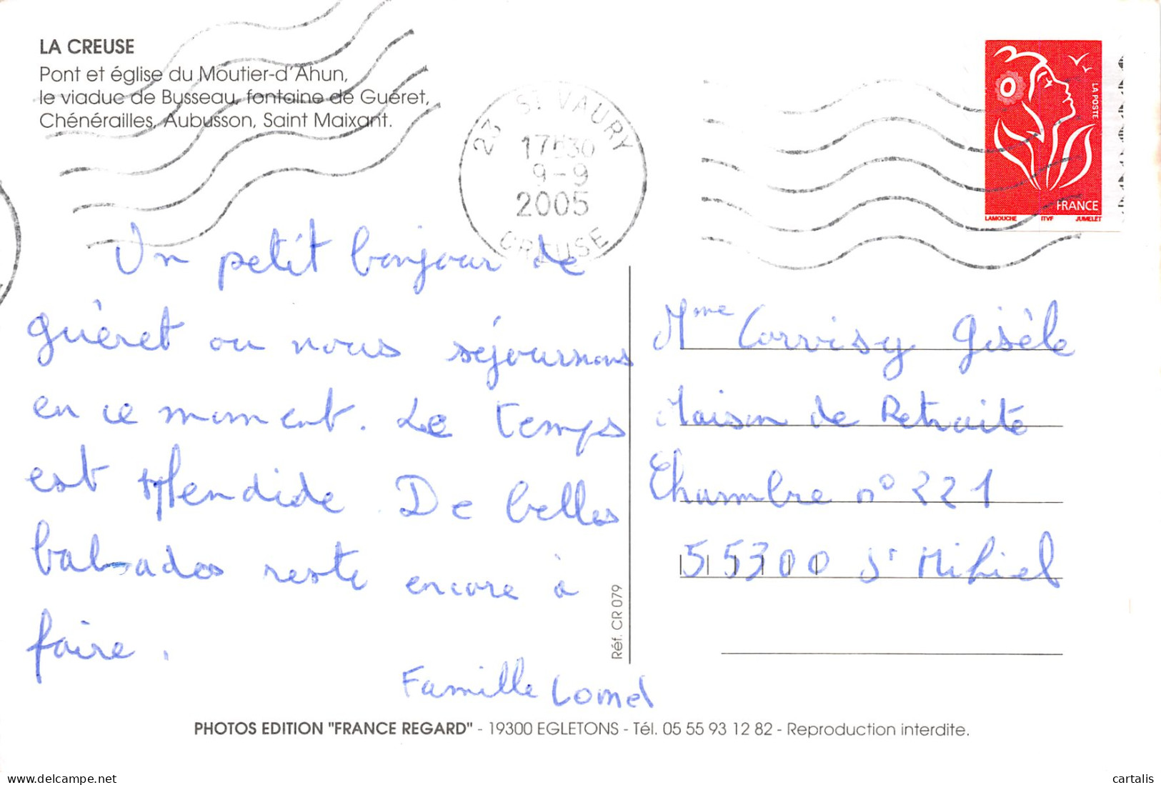 23-LA CREUSE-N°4209-A/0231 - Other & Unclassified