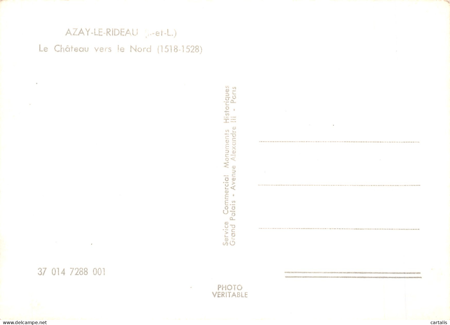 37-AZAY LE RIDEAU-N°4209-A/0053 - Azay-le-Rideau