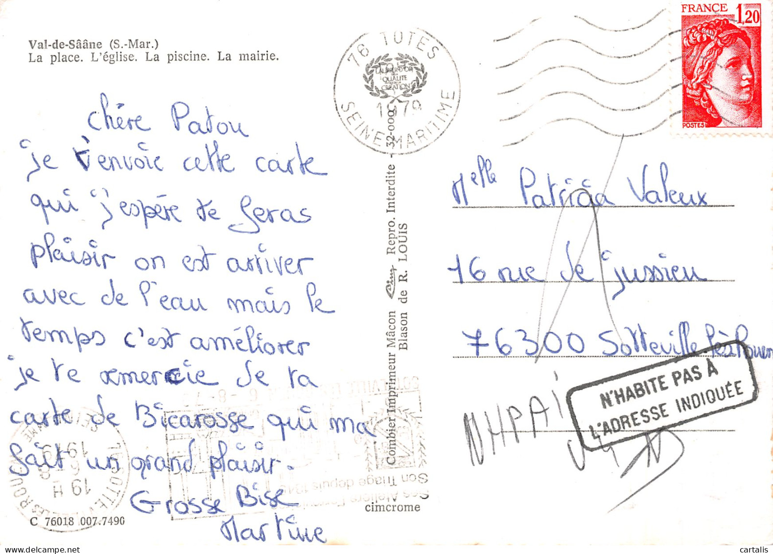 76-VAL DE SAANE-N°4208-D/0395 - Other & Unclassified