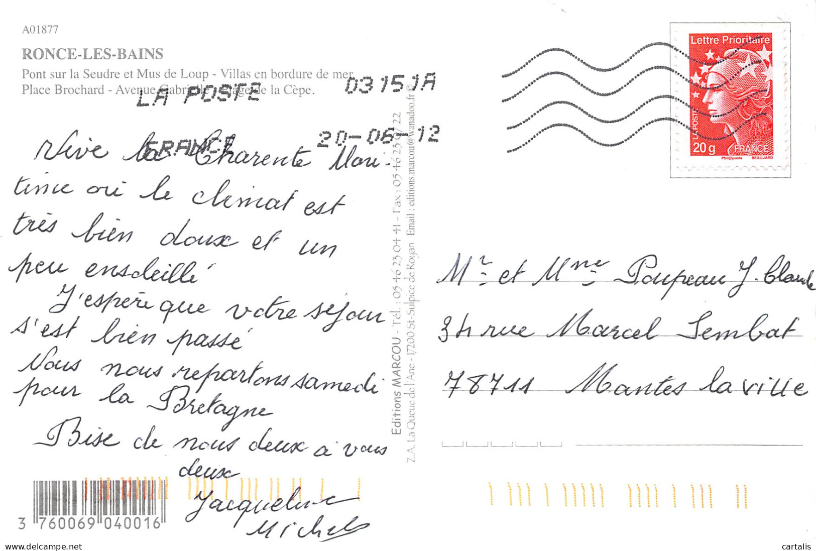 17-RONCE LES BAINS-N°4208-D/0293 - Other & Unclassified
