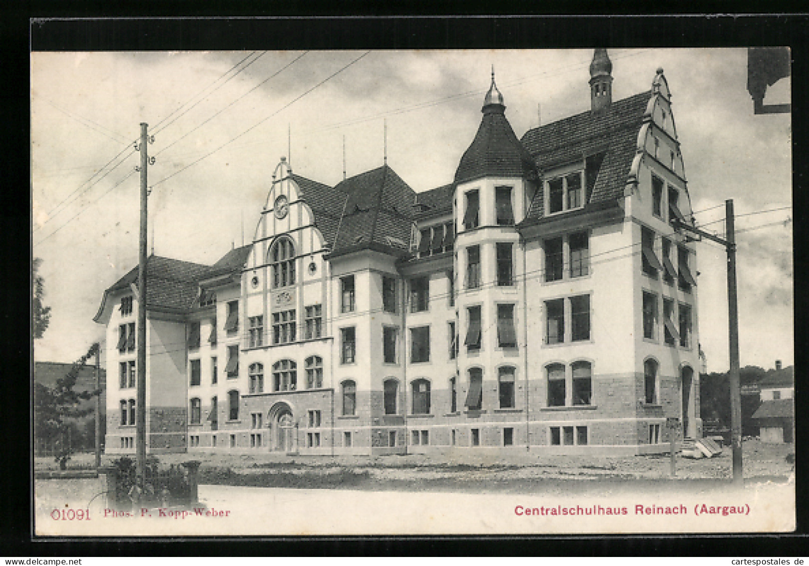 AK Reinach, Centralschulhaus Im Sonnenschein  - Reinach