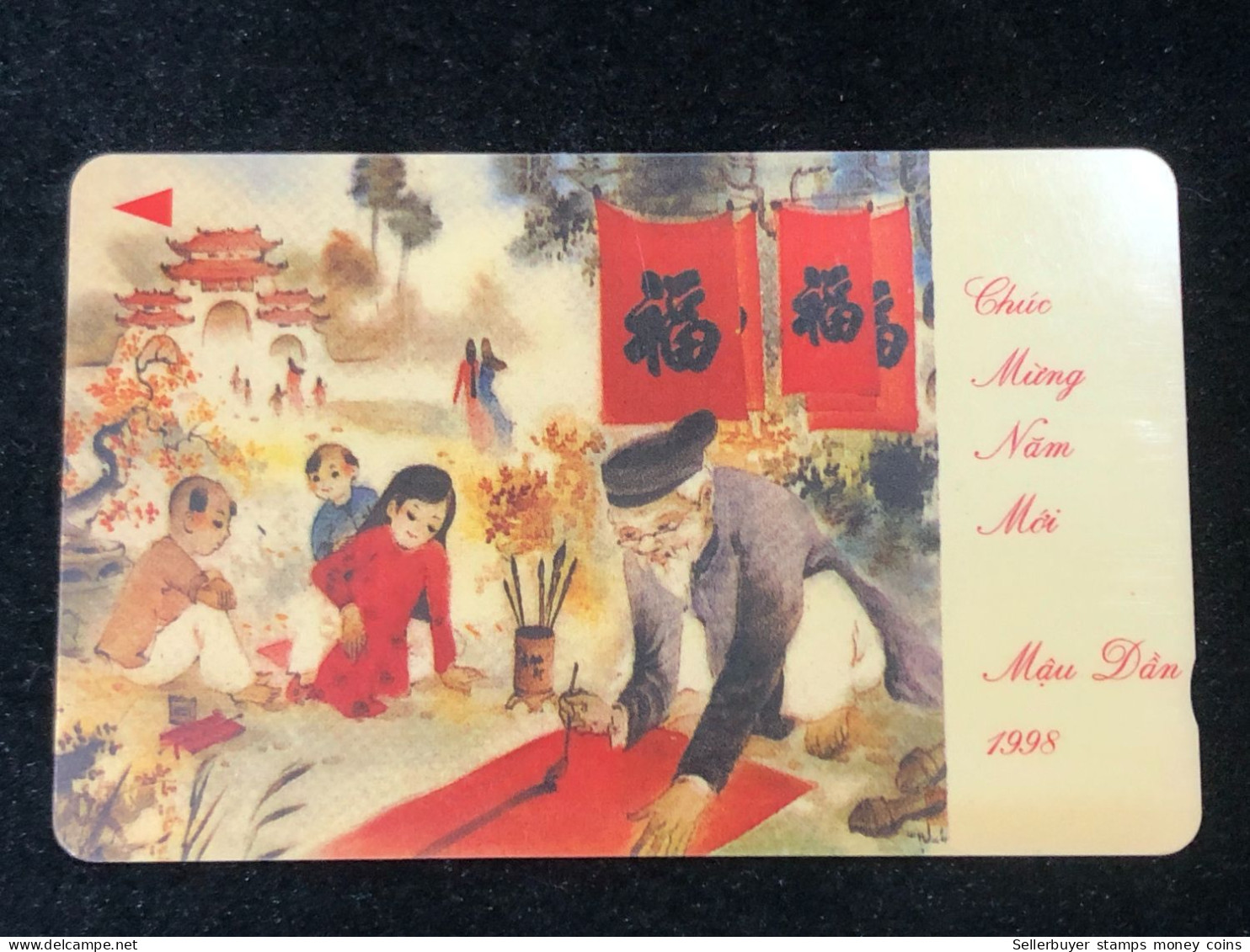 Card Phonekad Vietnam(lunar New Year 1998- 60 000dong-1998)-1pcs - Viêt-Nam