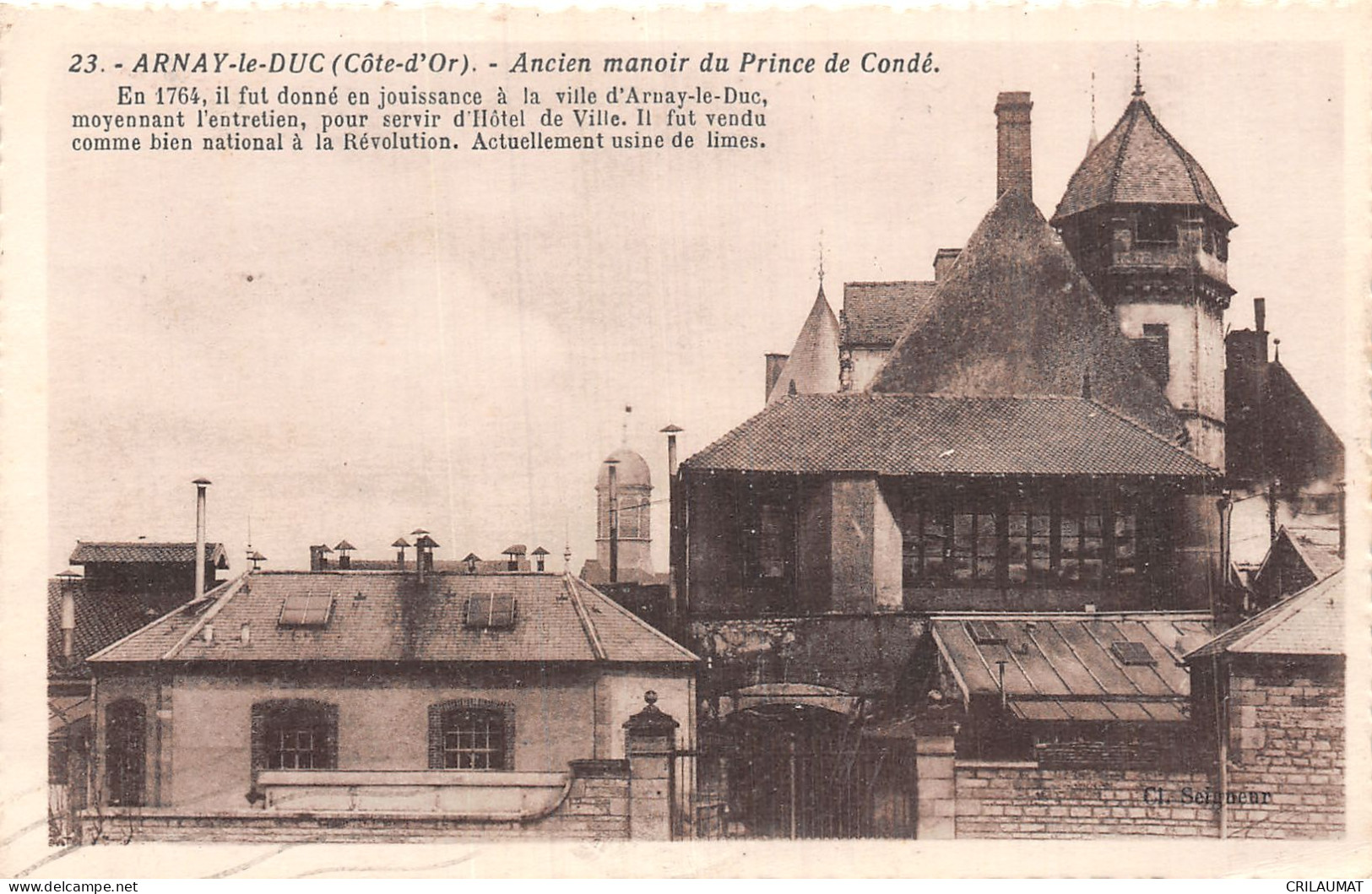 21-ARNAY LE DUC-N°5152-D/0265 - Arnay Le Duc