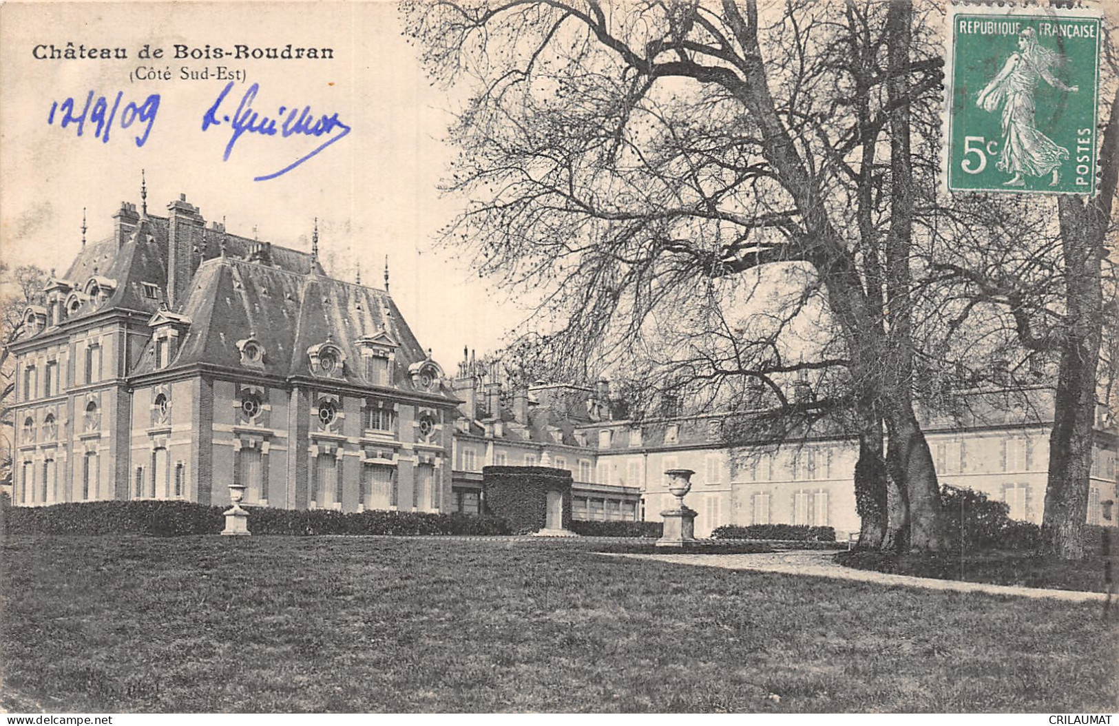 77-CHATEAU DE BOIS BOUDRAN-N°5152-B/0249 - Sonstige & Ohne Zuordnung