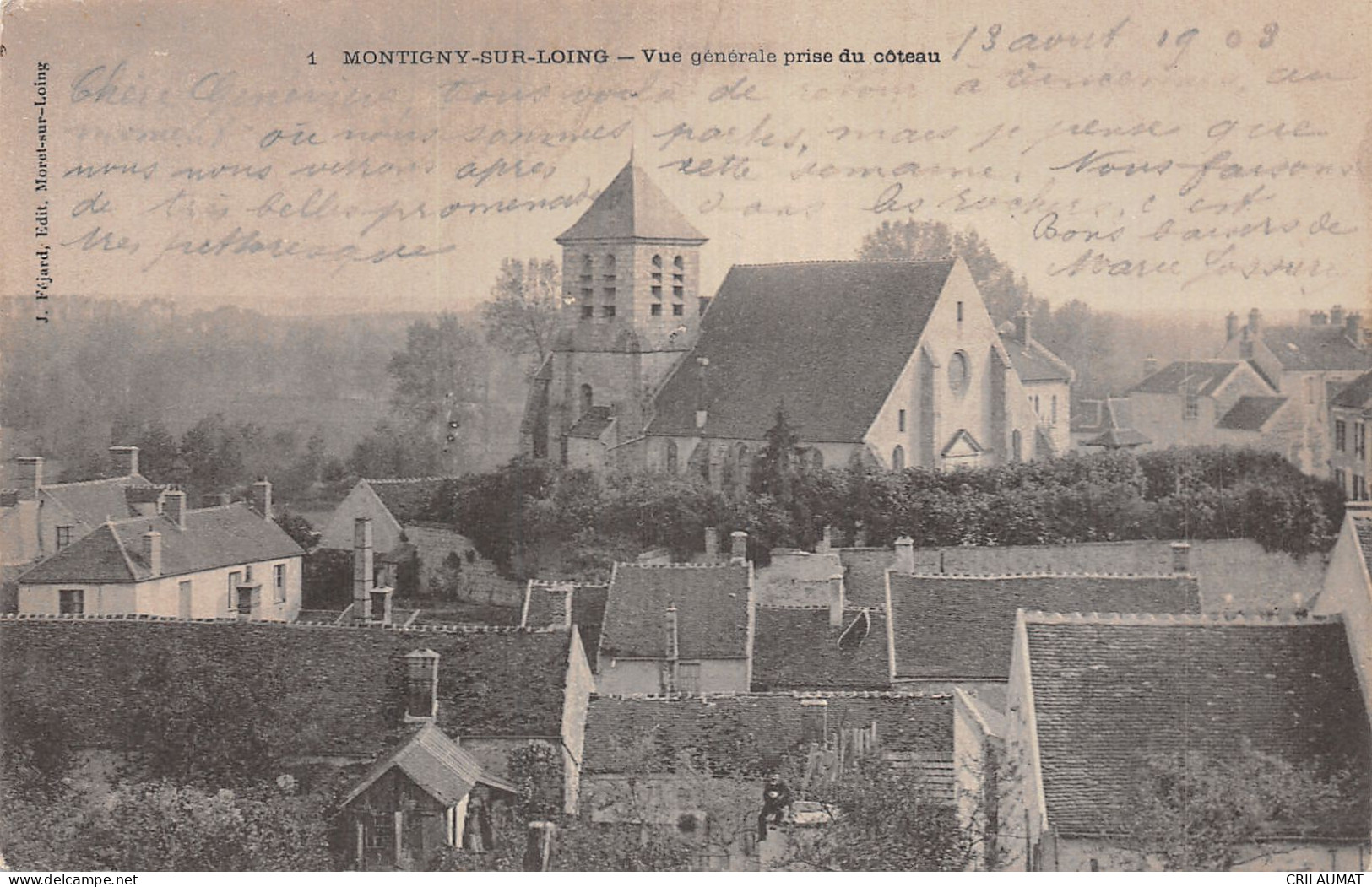 77-MONTIGNY SUR LOING-N°5152-B/0177 - Sonstige & Ohne Zuordnung