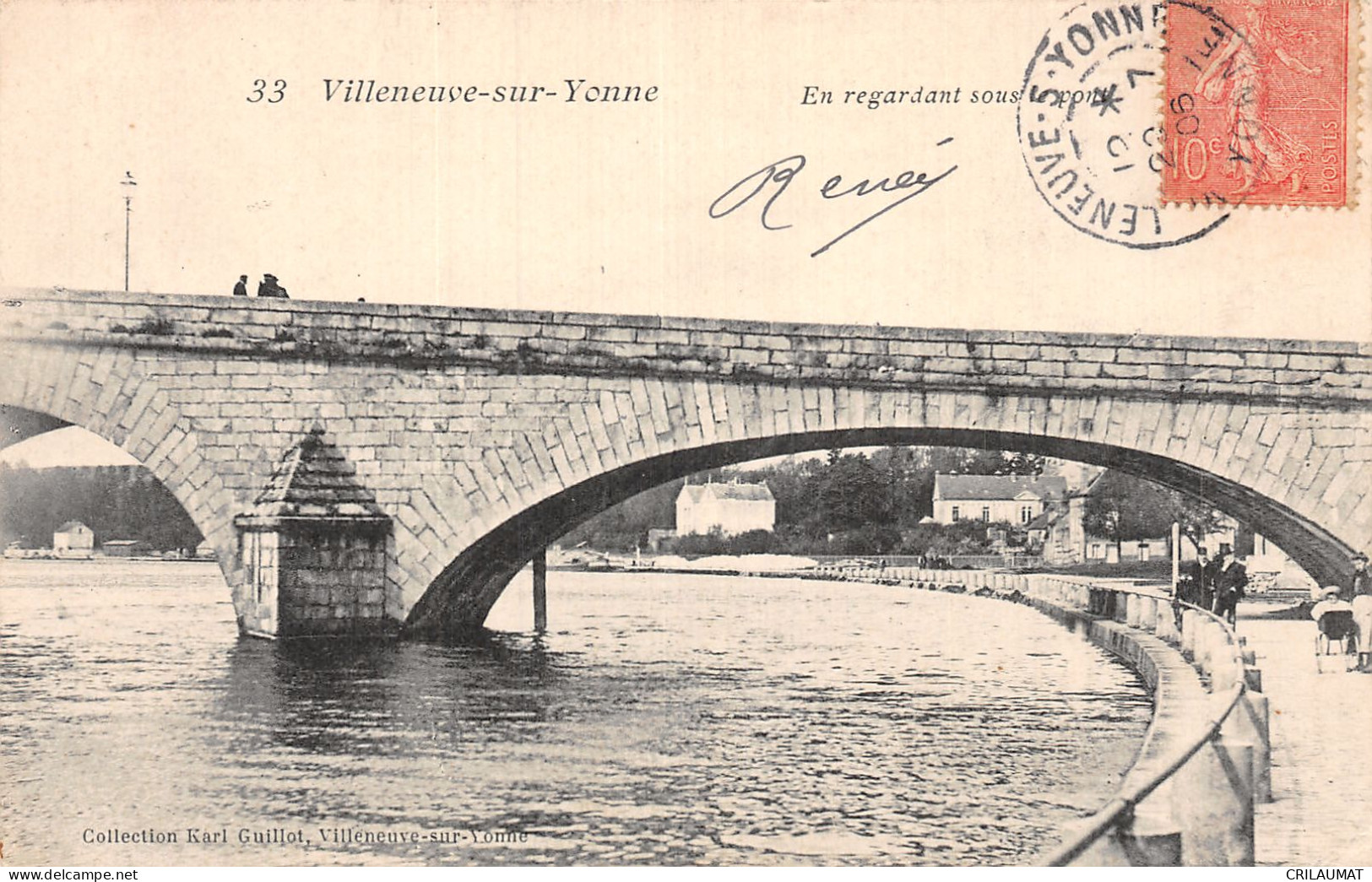 89-VILLENEUVE SUR YONNE-N°5152-B/0087 - Villeneuve-sur-Yonne