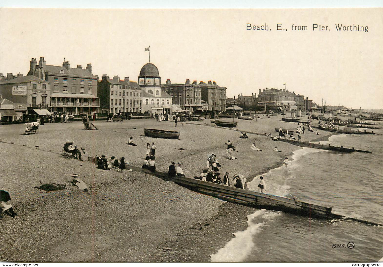 Worthing Beach From Pier - Worthing