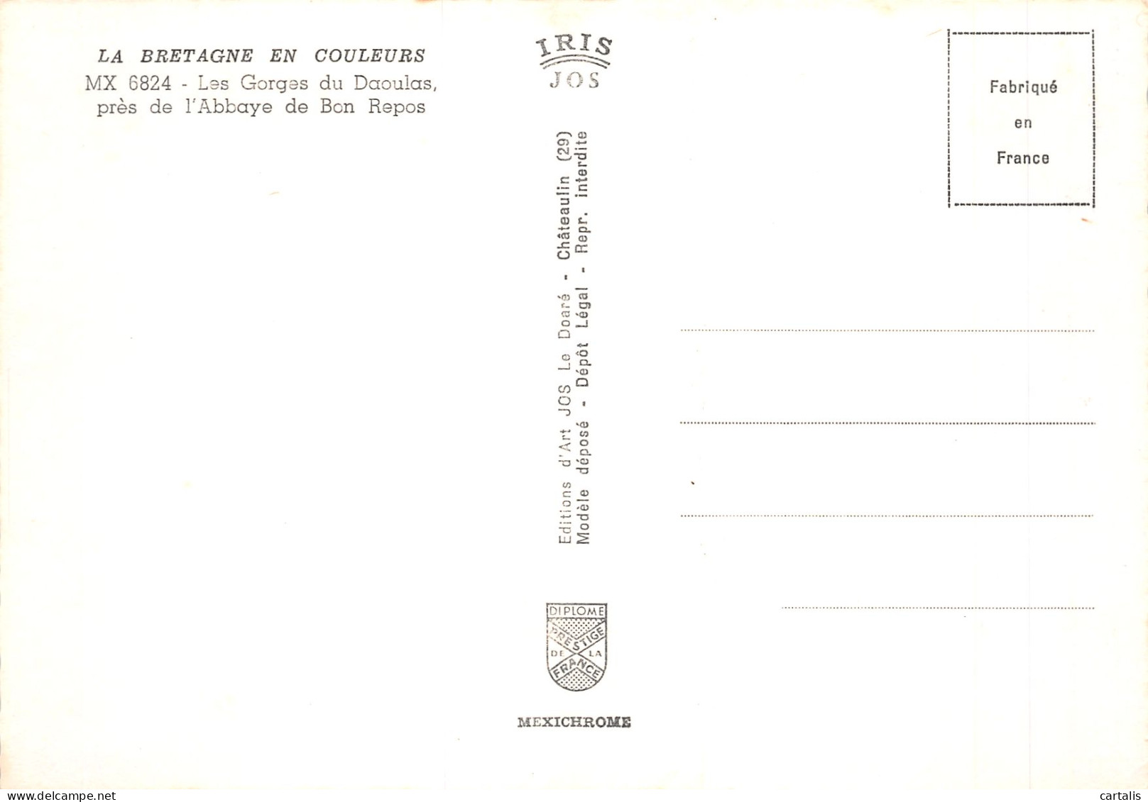 29-LES GORGES DU DAOULAS-N°4209-C/0051 - Other & Unclassified