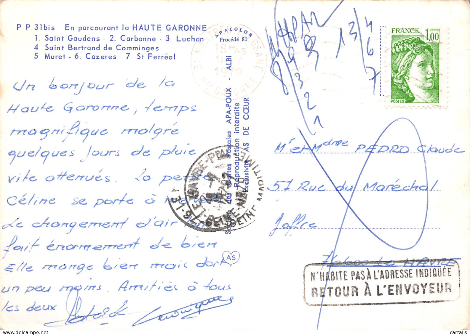 31-HAUTE GARONNE-N°4209-B/0243 - Other & Unclassified