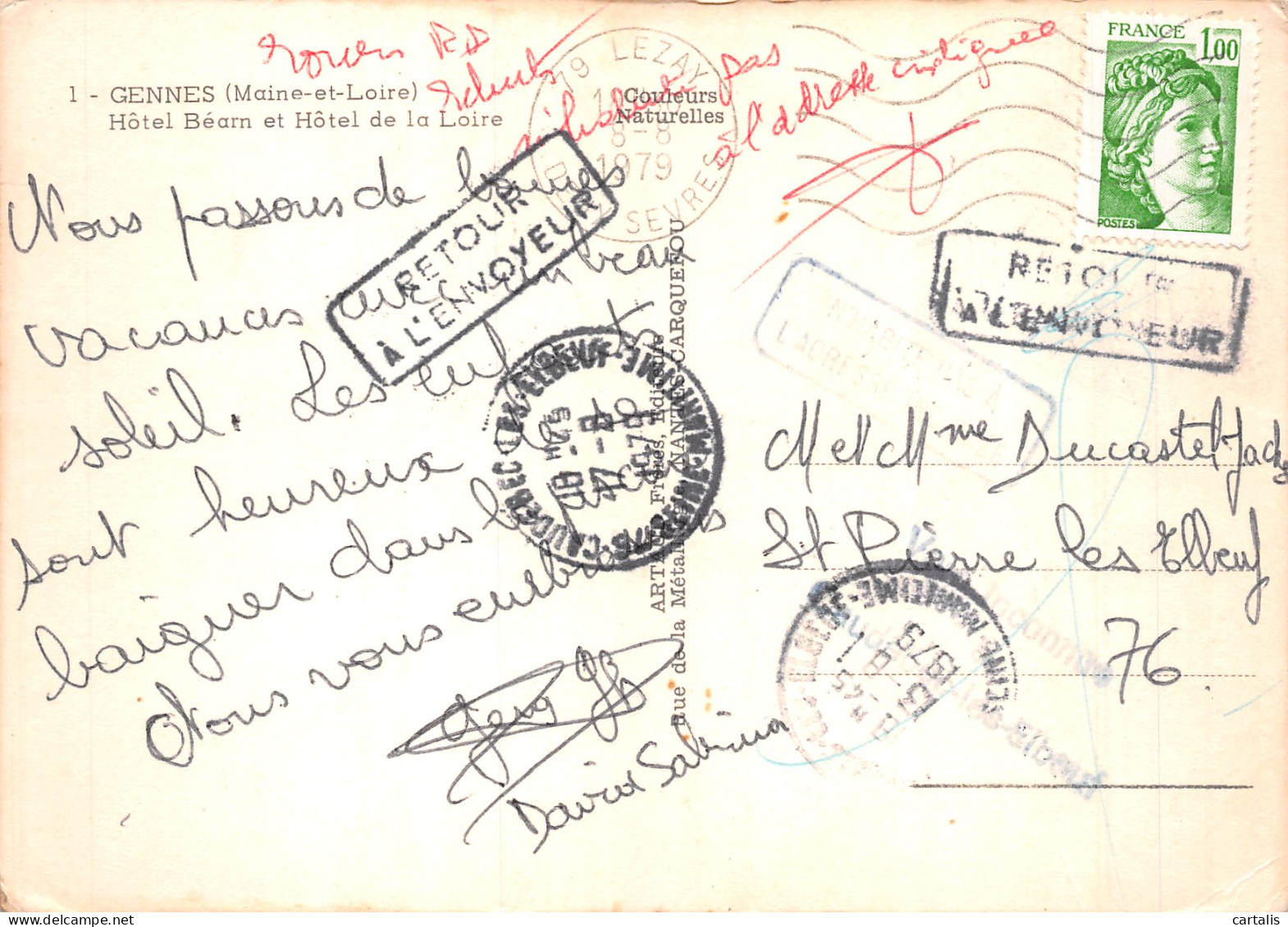 49-GENNES-N°4209-B/0081 - Other & Unclassified