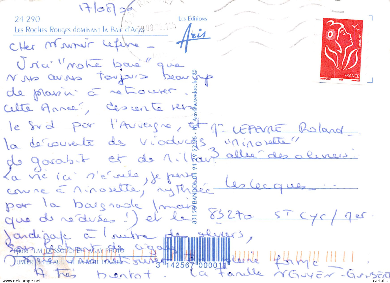 83-LES ROCHES ROUGES-N°4209-A/0295 - Sonstige & Ohne Zuordnung