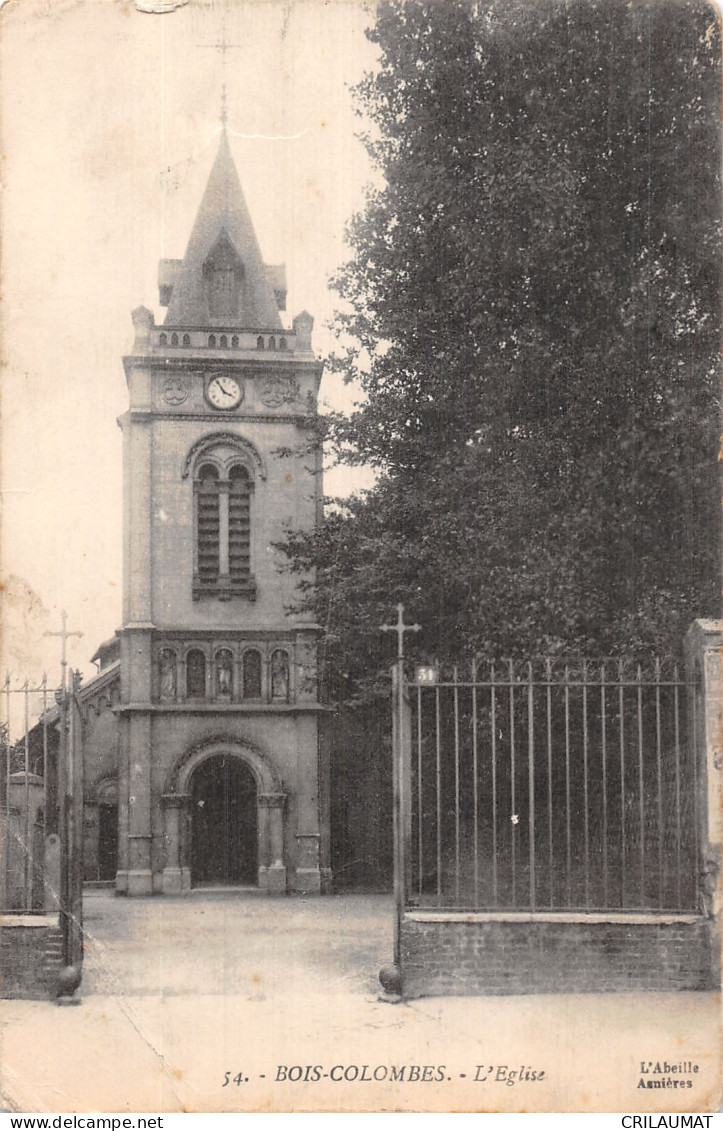 92-BOIS COLOMBES-N°5152-F/0251 - Sonstige & Ohne Zuordnung