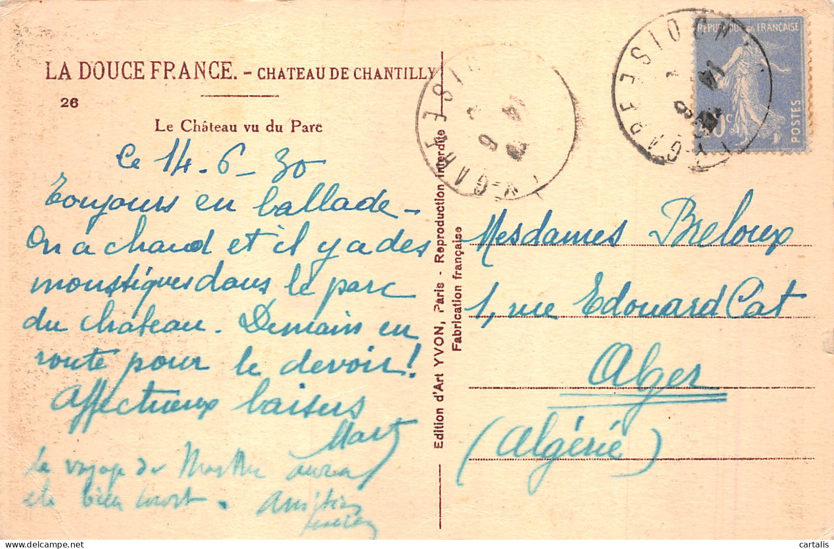 60-CHANTILLY-N°4209-E/0065 - Chantilly