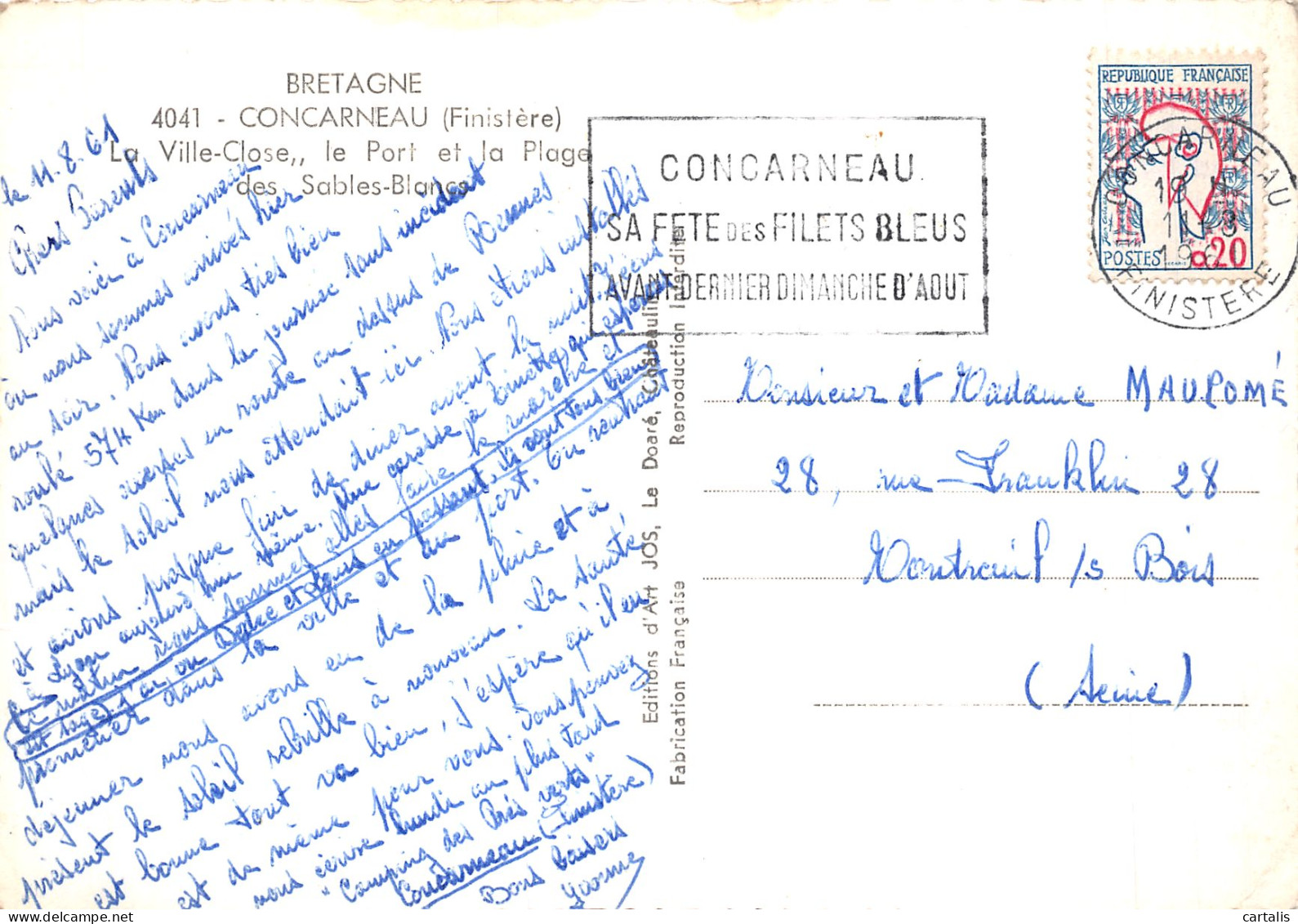 29-CONCARNEAU-N°4209-D/0165 - Concarneau