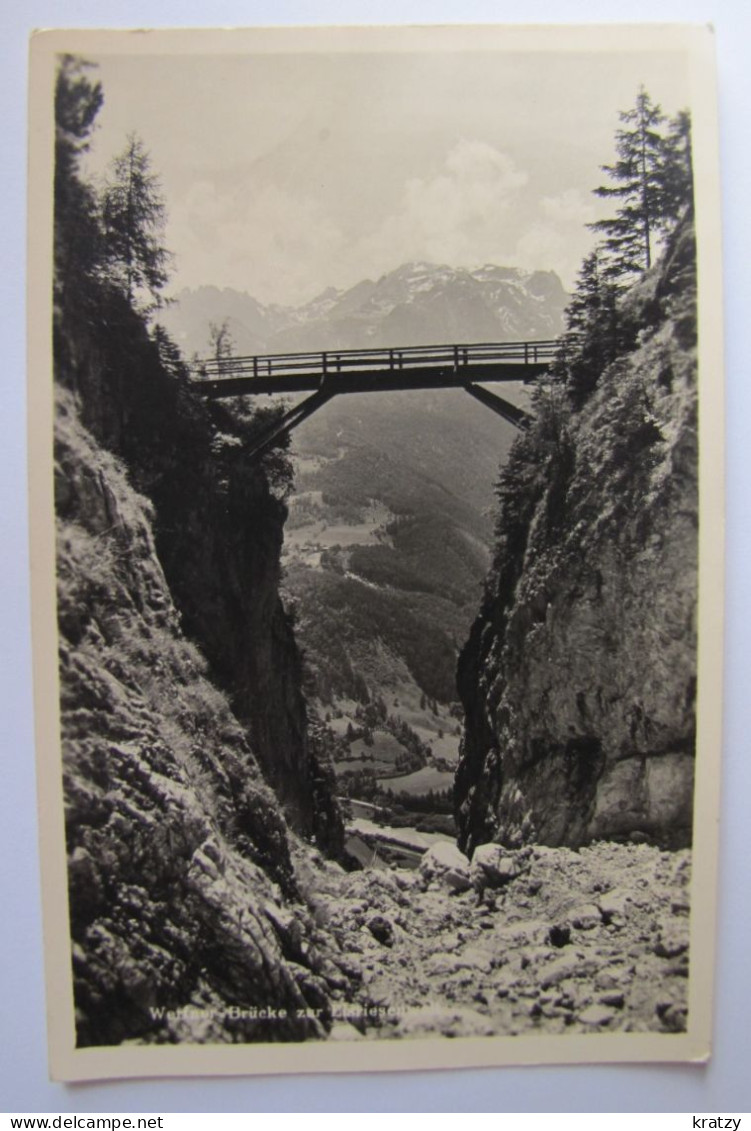 AUTRICHE - SALZBOURG - WERFEN - Werfner-Brücke Zur Eisriesenwelt - 1951 - Werfen