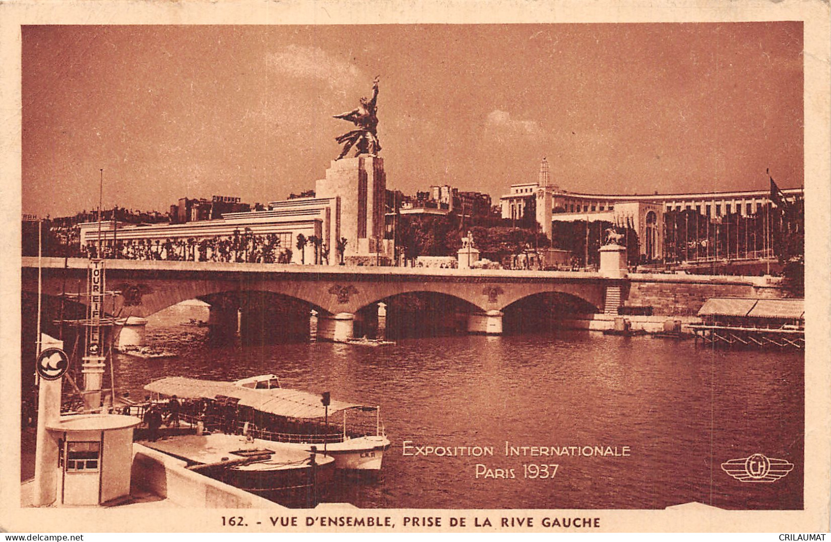 72-PARIS EXPOSITION INTERNATIONALE 1937 VUE D ENSEMBLE-N°5153-A/0019 - Autres & Non Classés
