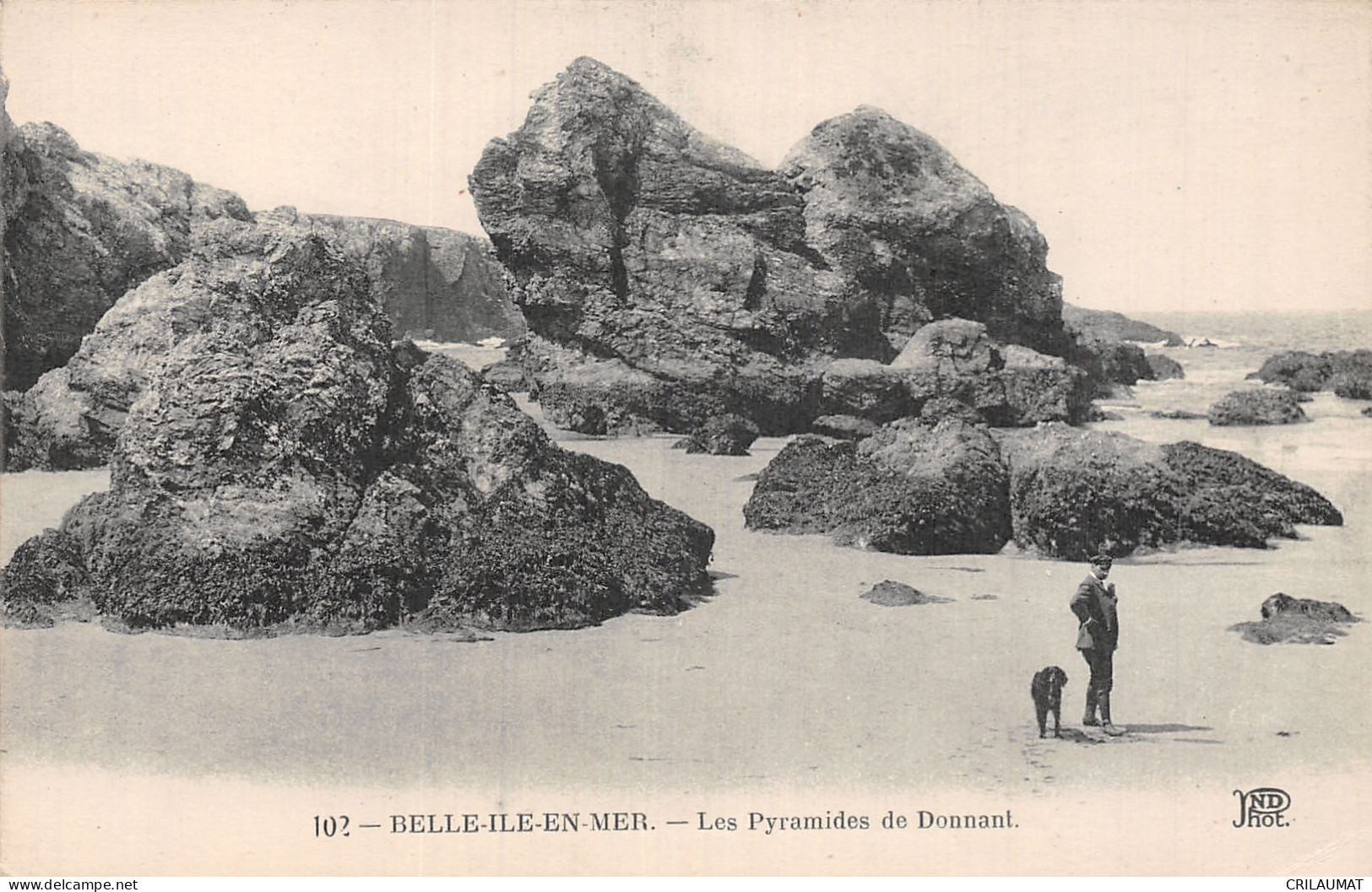 56-BELLE ILE EN MER LES PYRAMIDES DE DONNANT-N°5152-H/0239 - Other & Unclassified