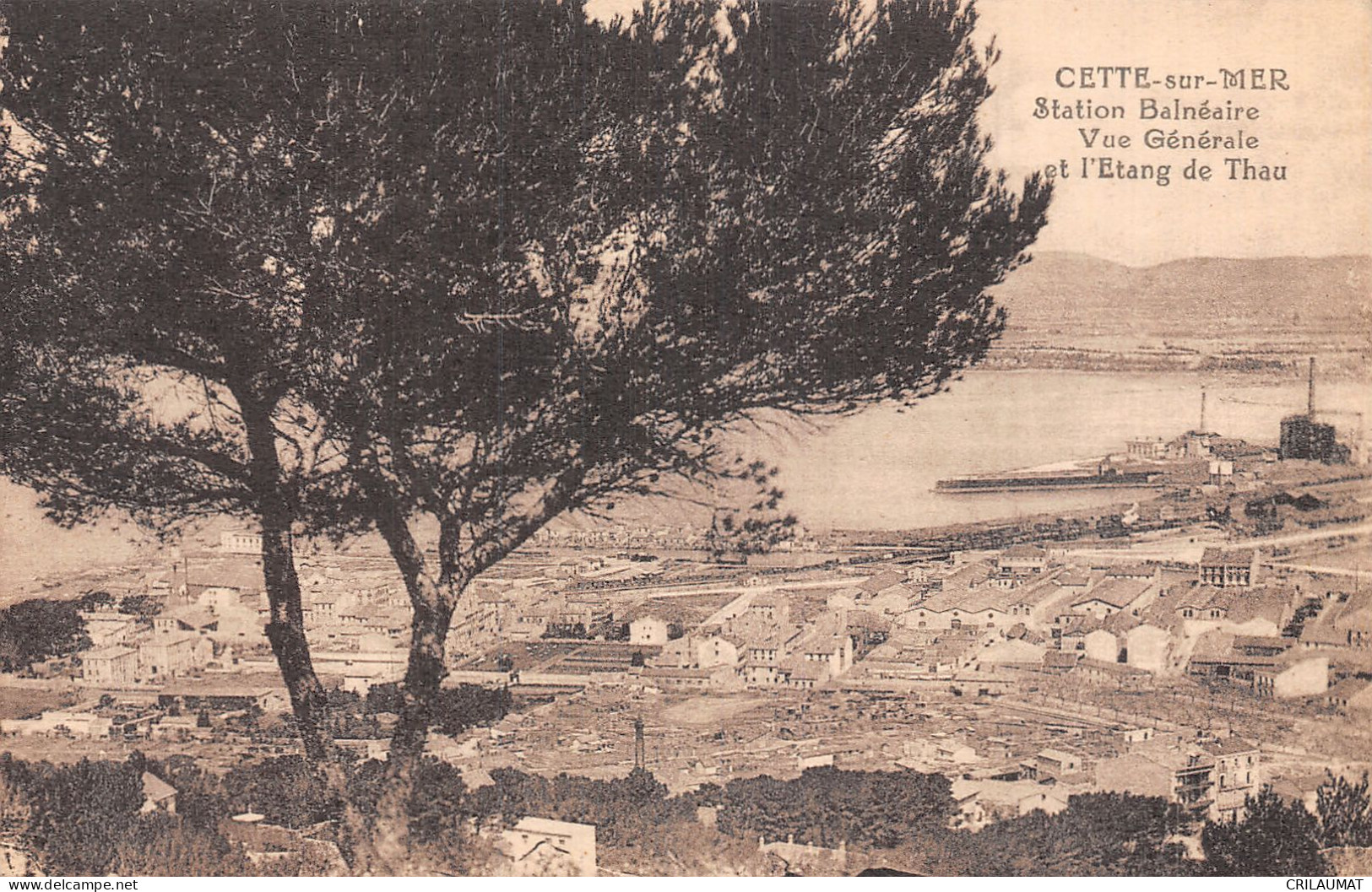 34-CETTE SUR MER-N°5152-H/0165 - Sete (Cette)