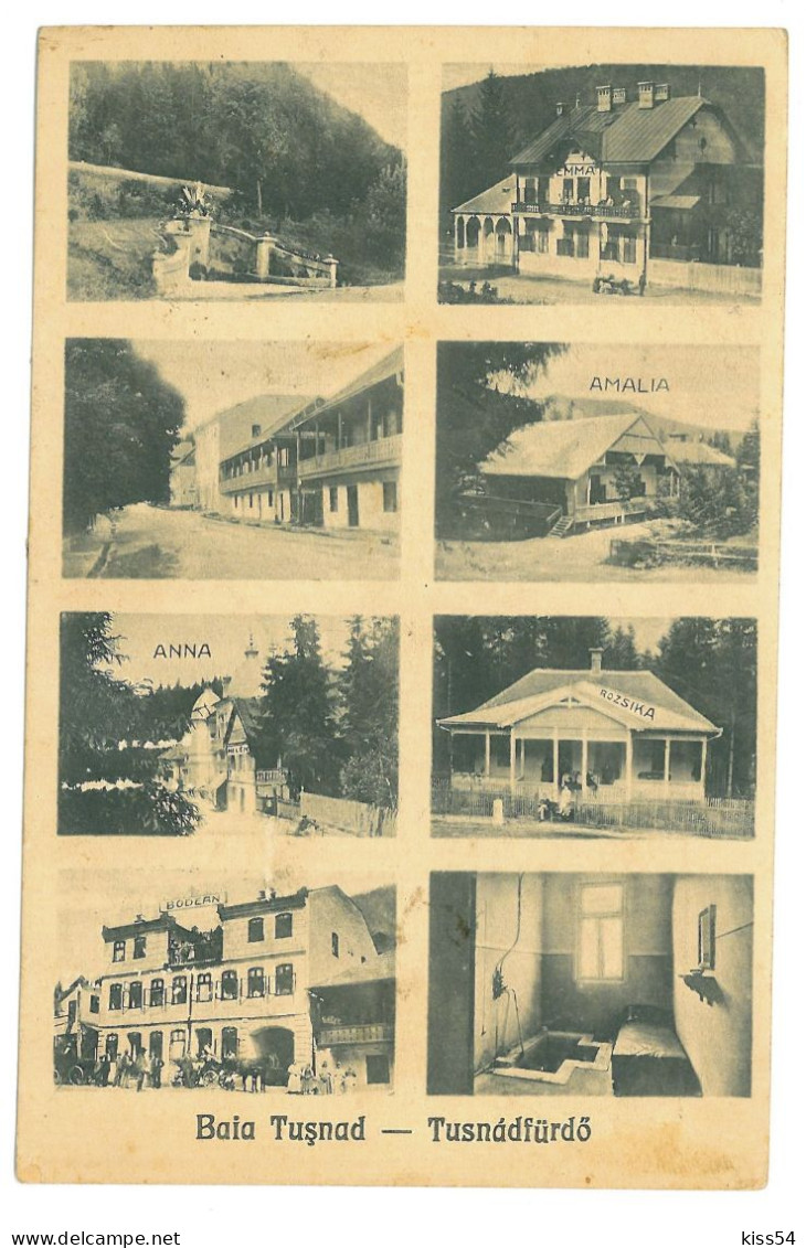 RO 47 - 23735 TUSNAD, Harghita, Multi Vue, Romania - Old Postcard - Used - 1923 - Rumänien